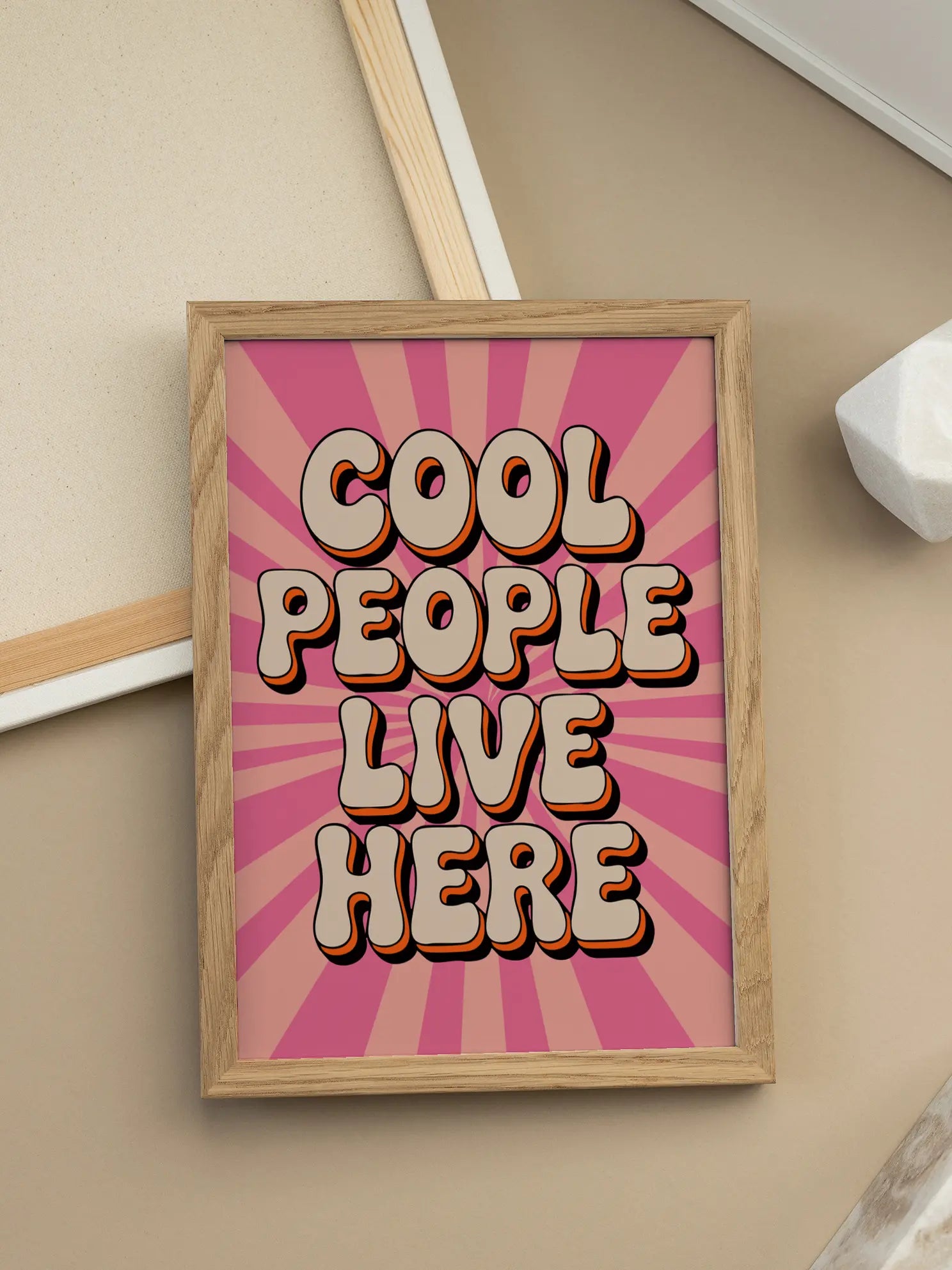 Cool People Live Here Poster
