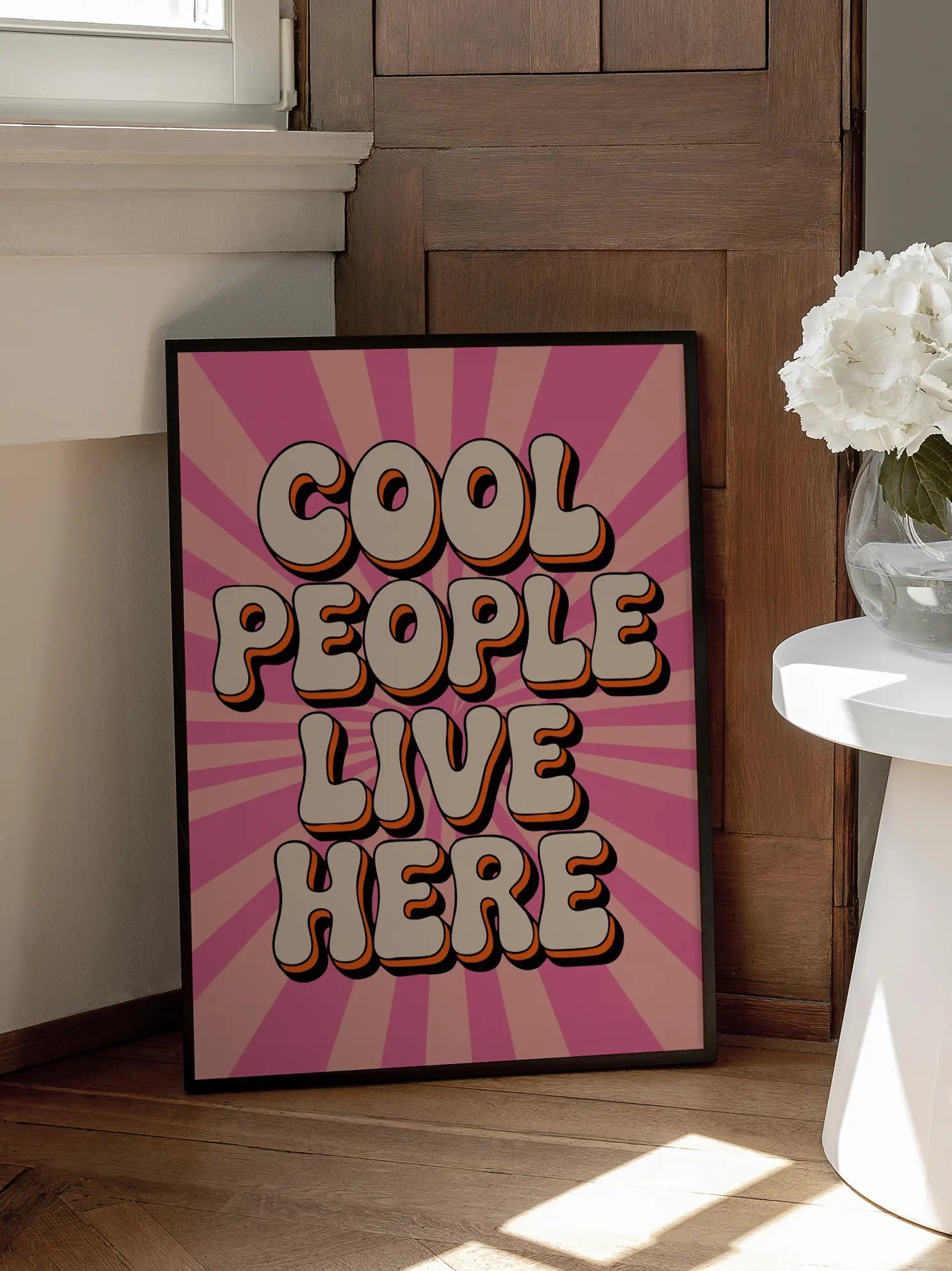 Cool People Live Here Poster