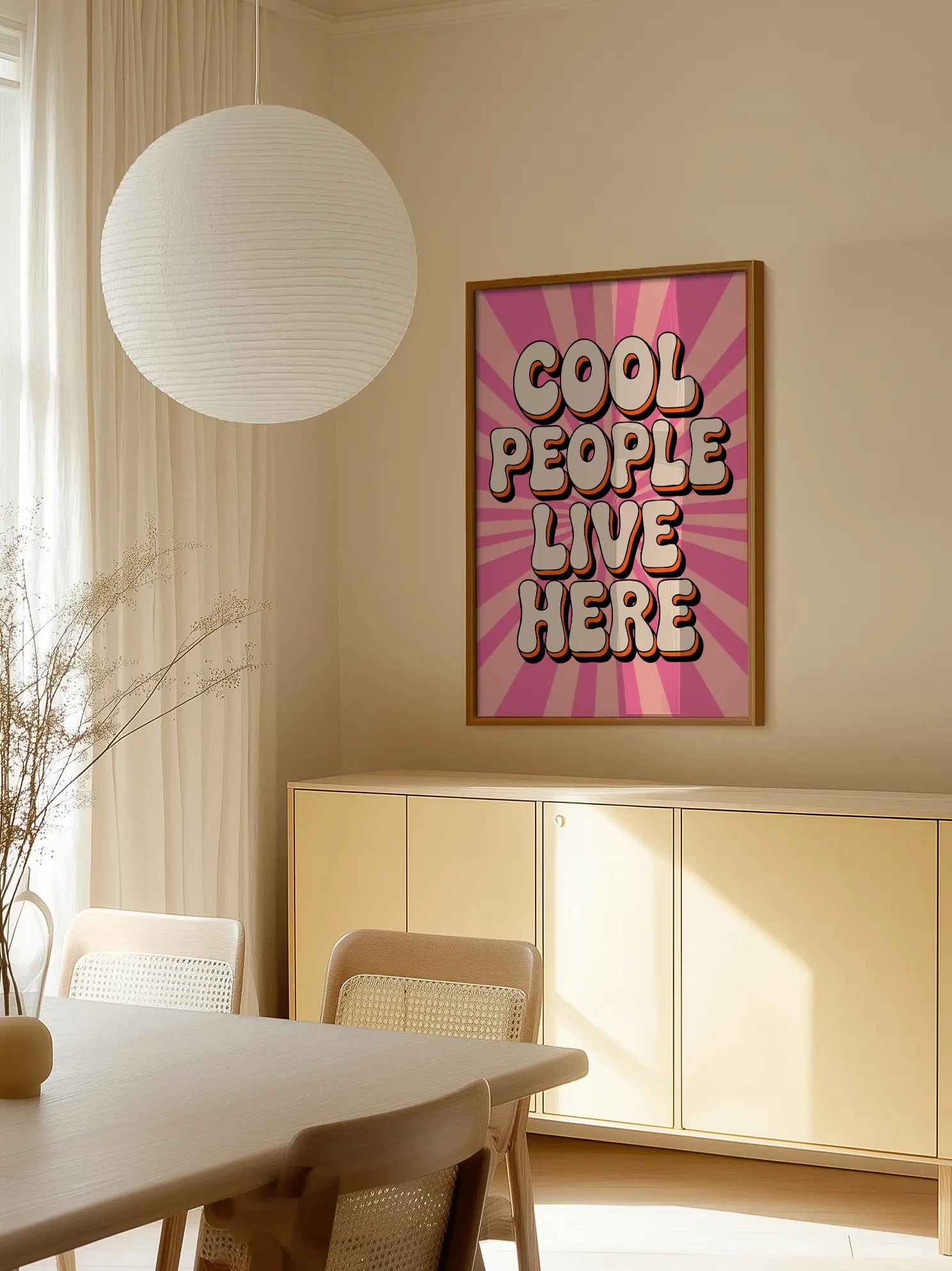 Cool People Live Here Poster