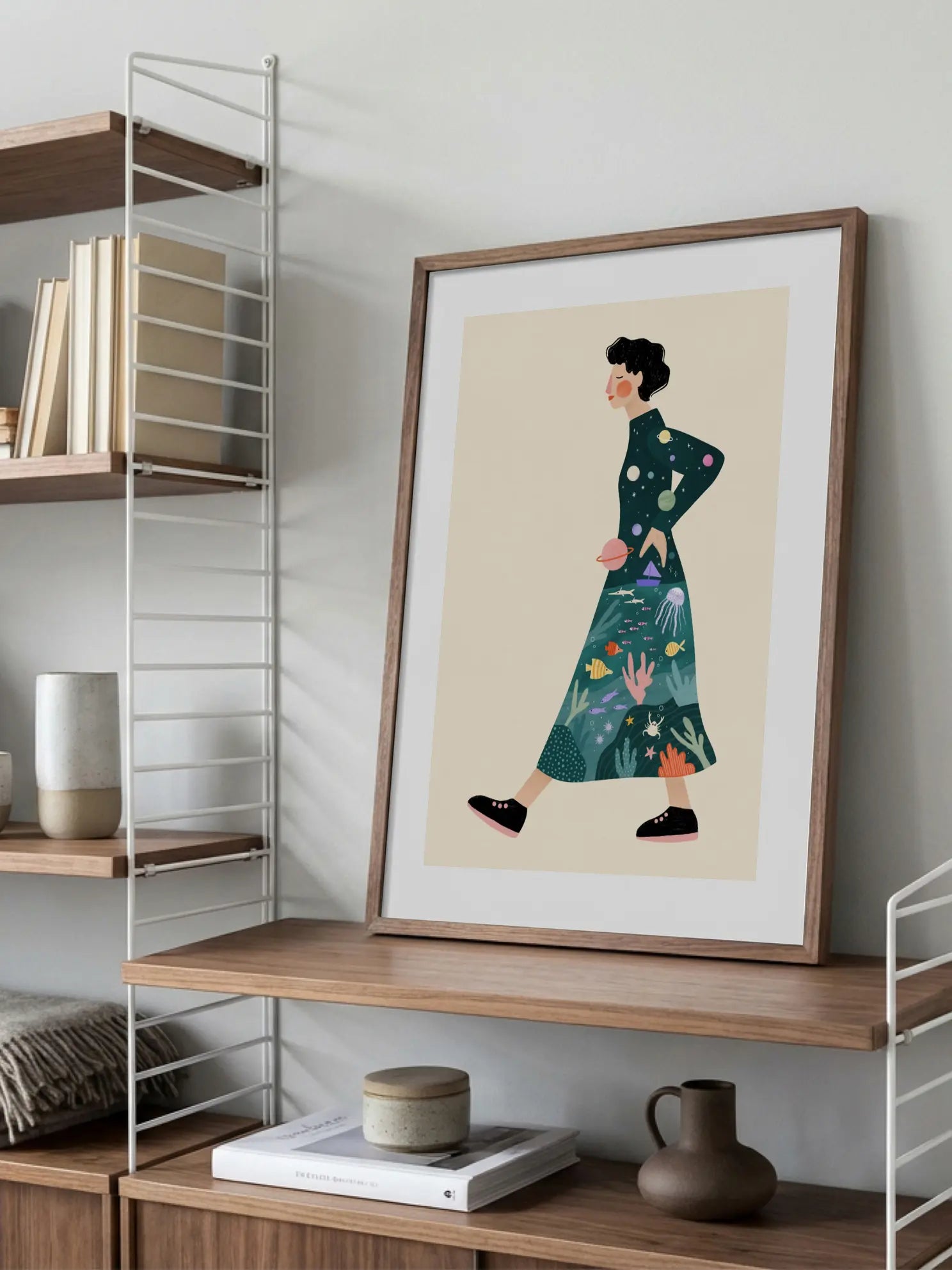 Cosmic Journey Dress Poster