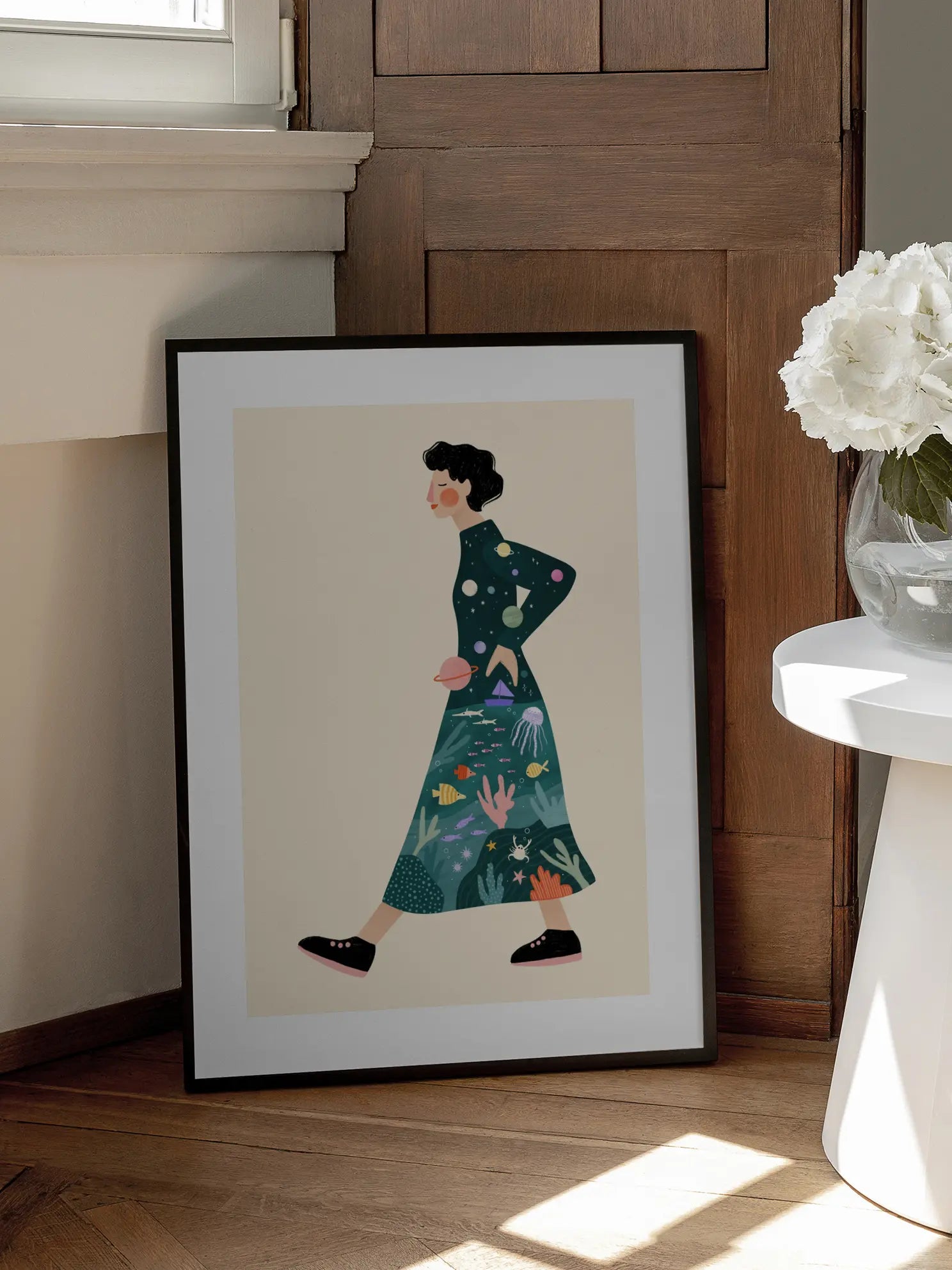 Cosmic Journey Dress Poster