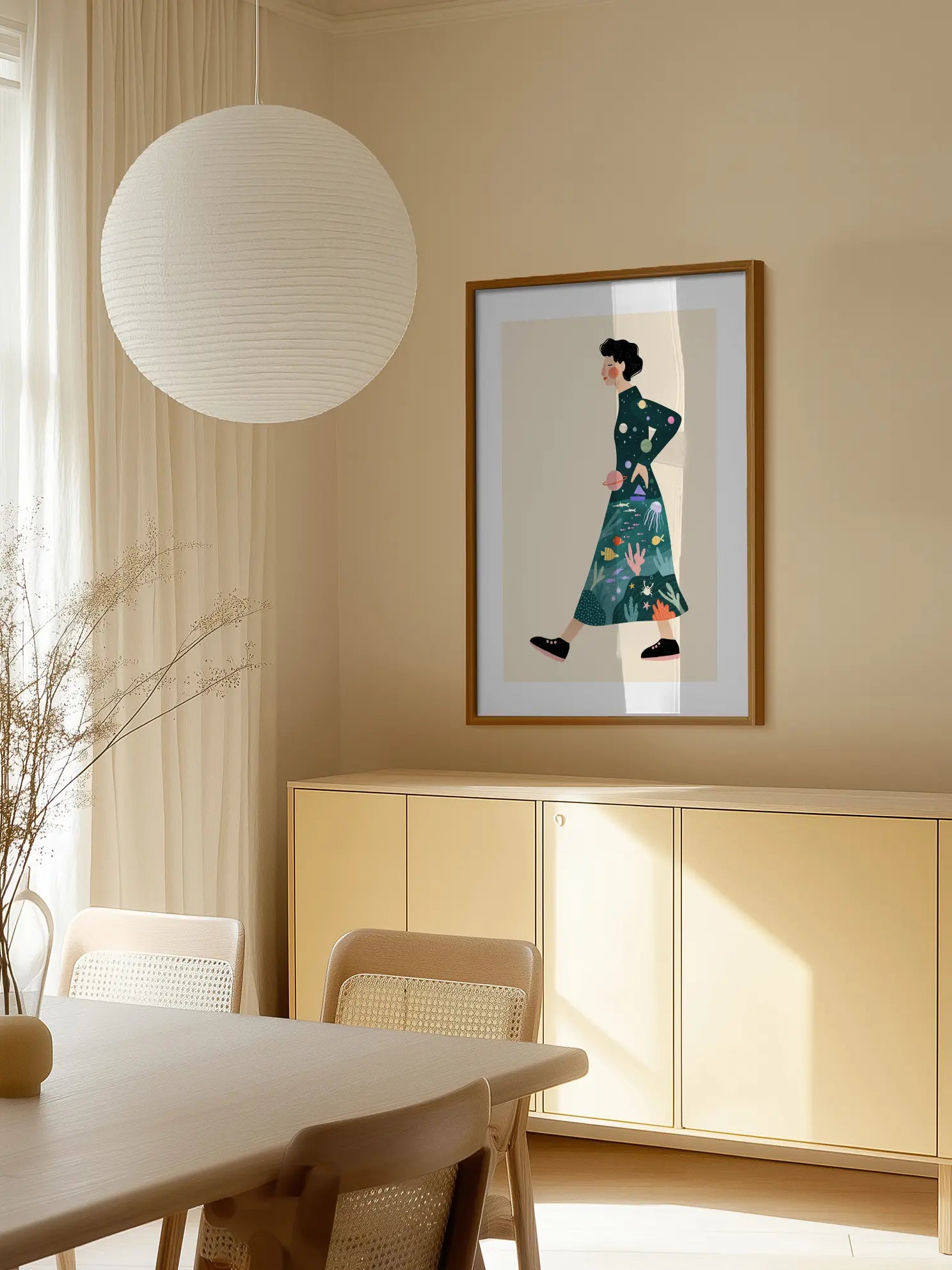 Cosmic Journey Dress Poster