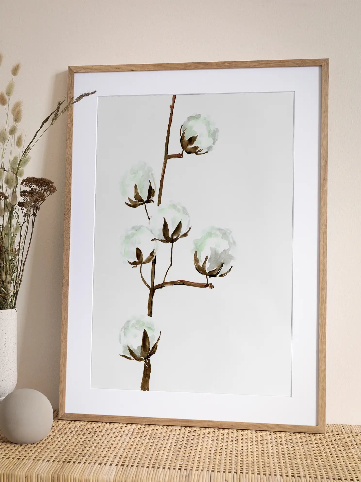 Cotton Plant Poster