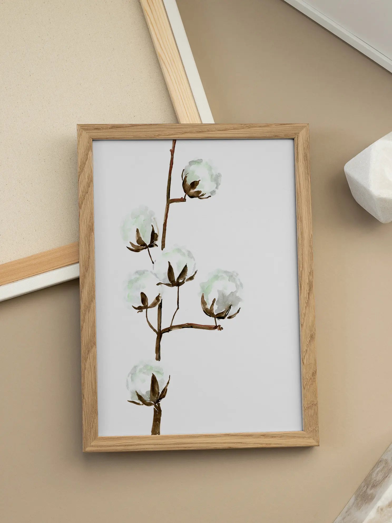 Cotton Plant Poster