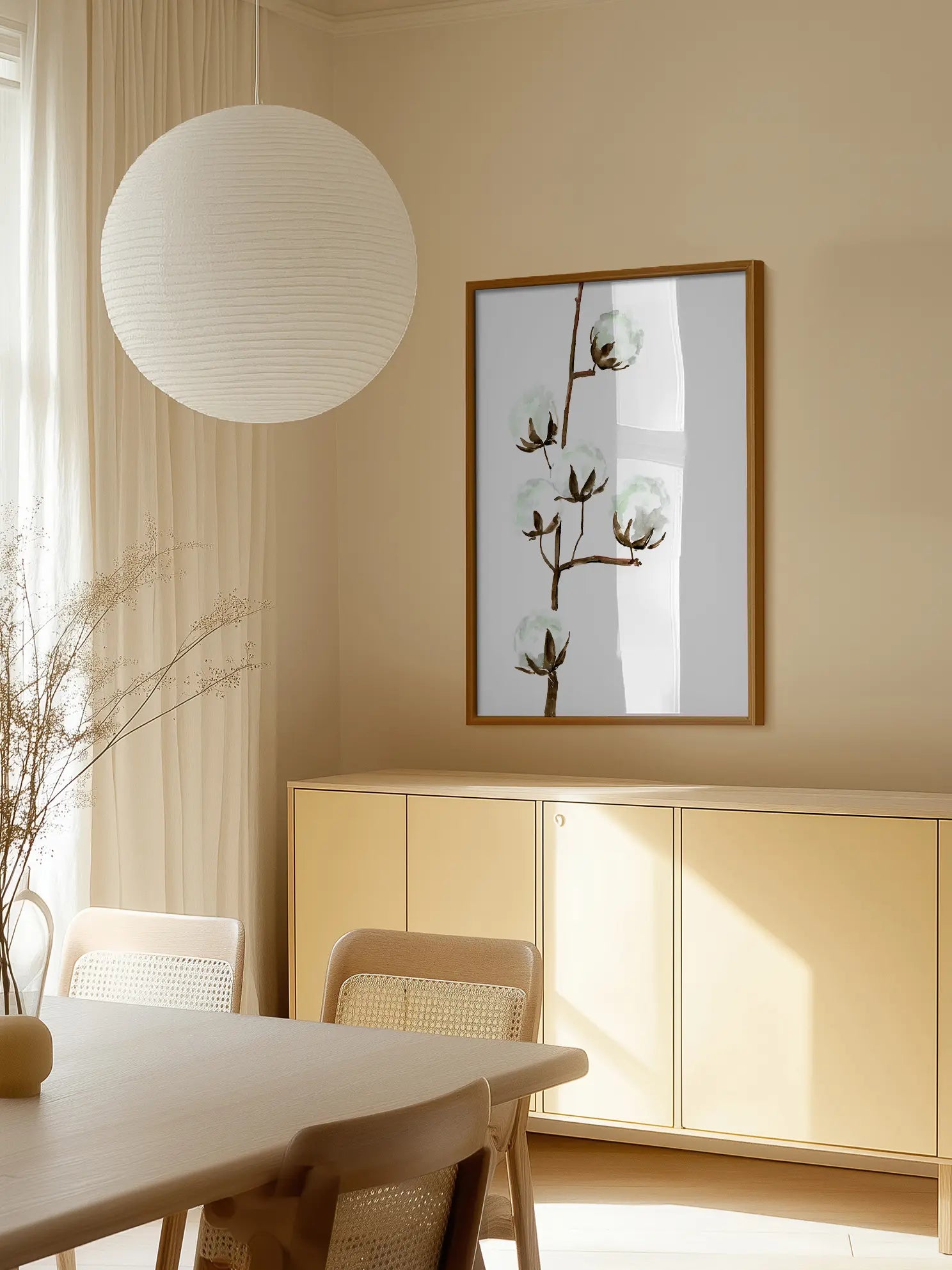 Cotton Plant Poster