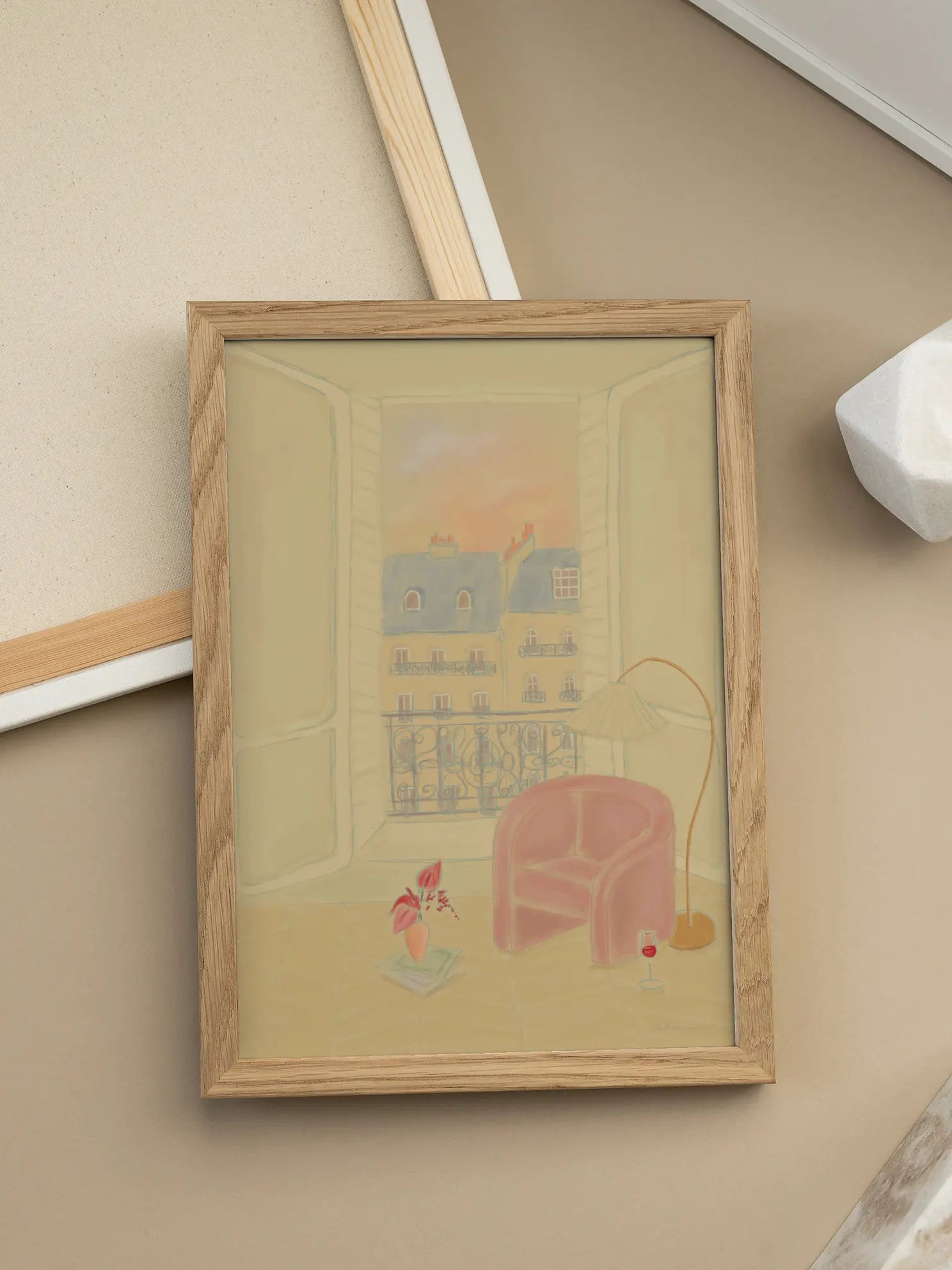 Cozy Paris Apartment Poster