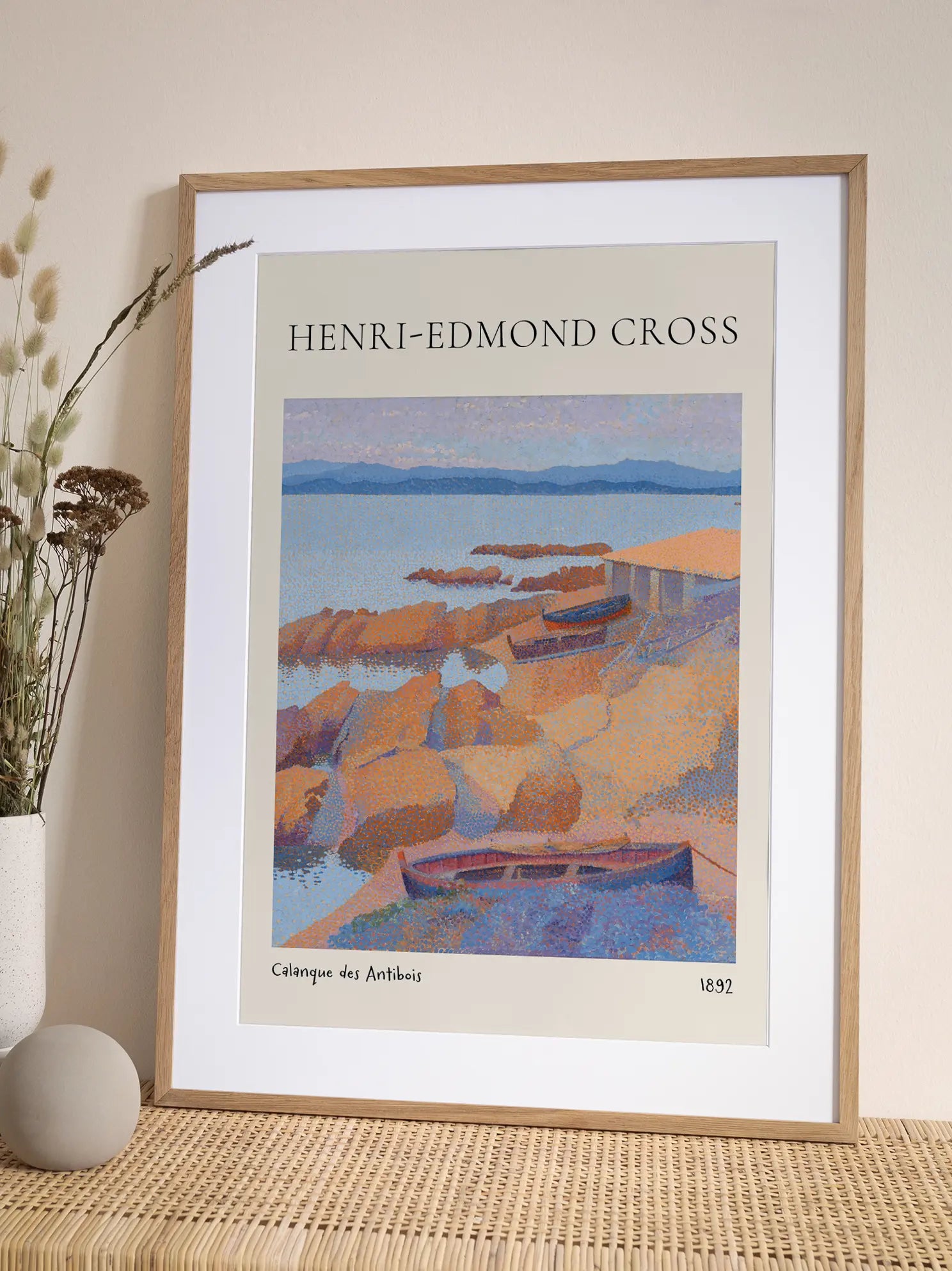 Cross — Calanque des Antibois Poster