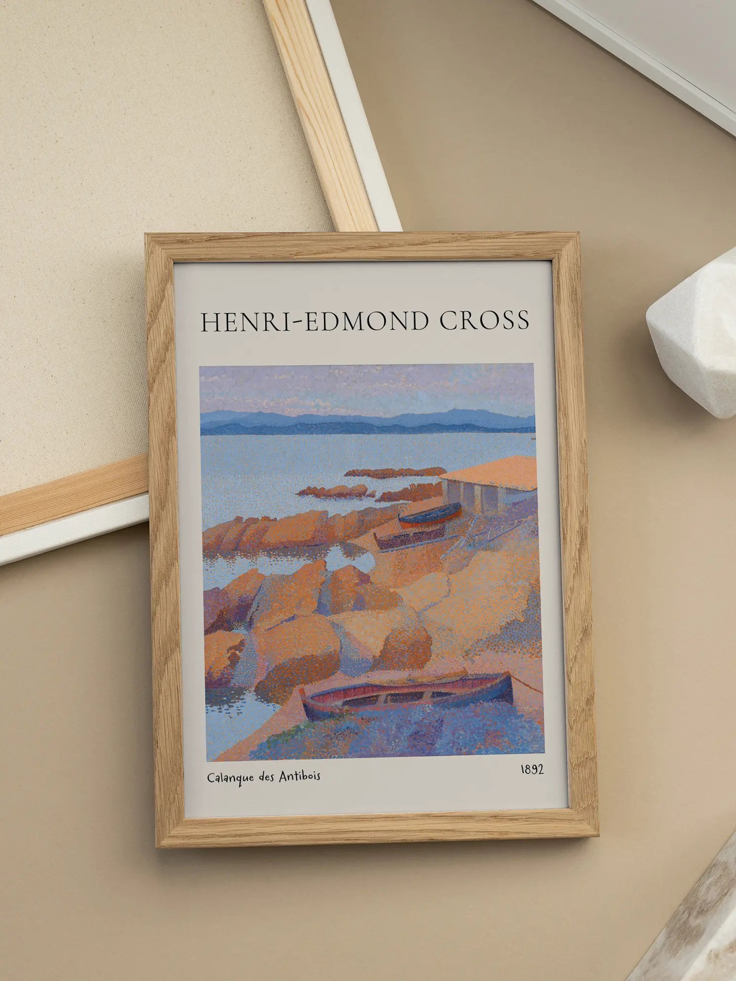 Cross — Calanque des Antibois Poster