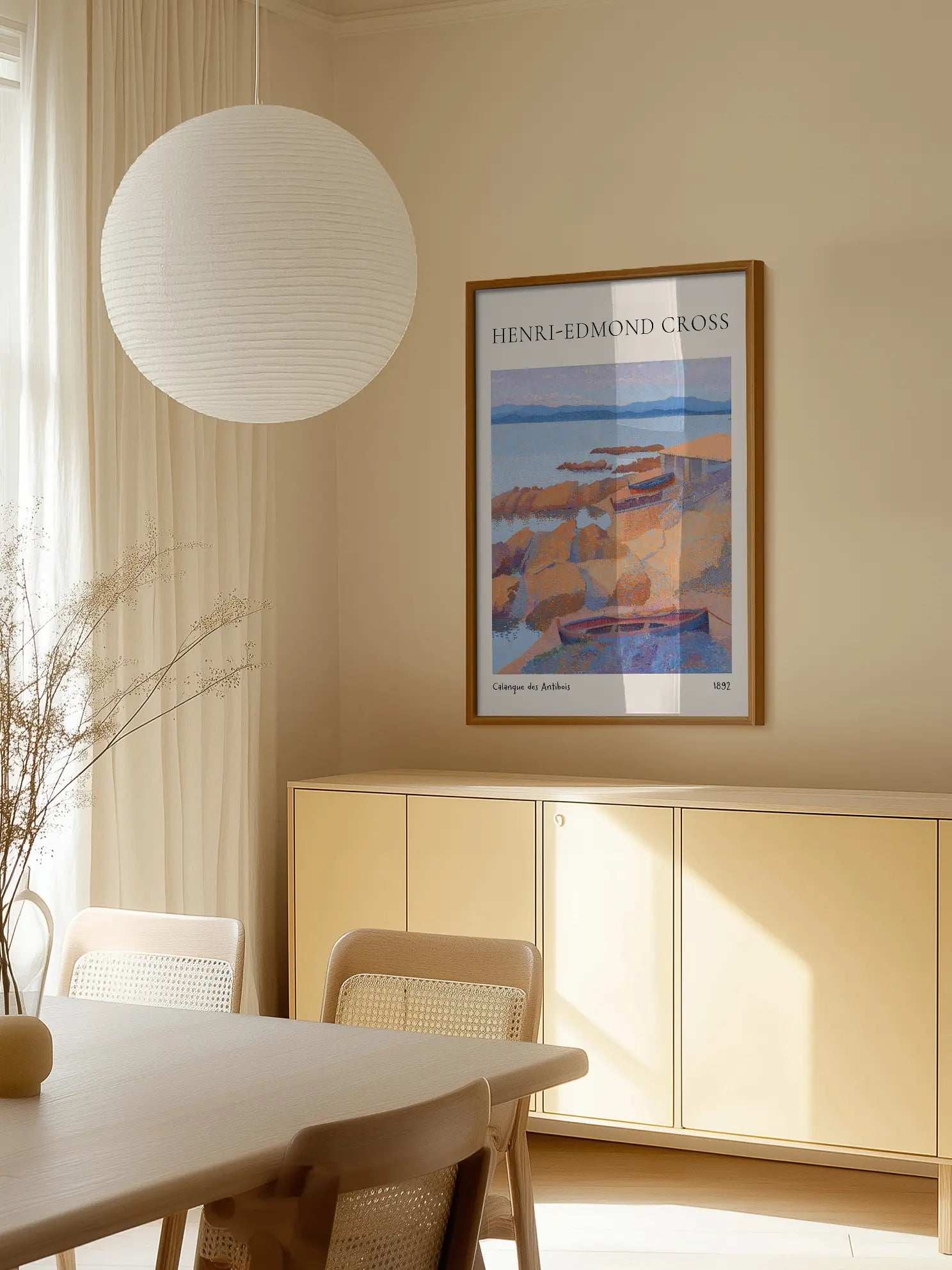 Cross — Calanque des Antibois Poster