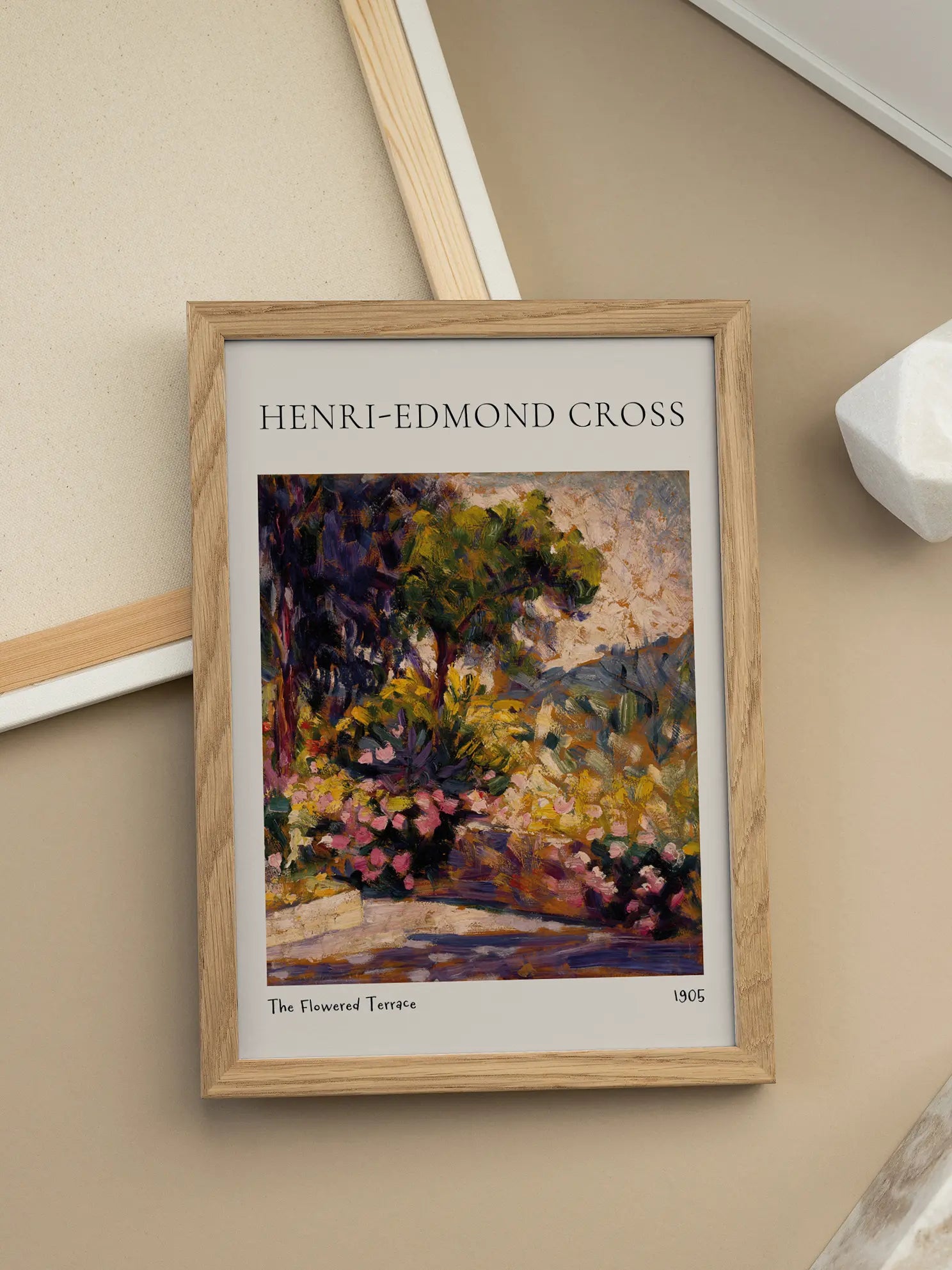 Cross — The Flowered Terrace Poster