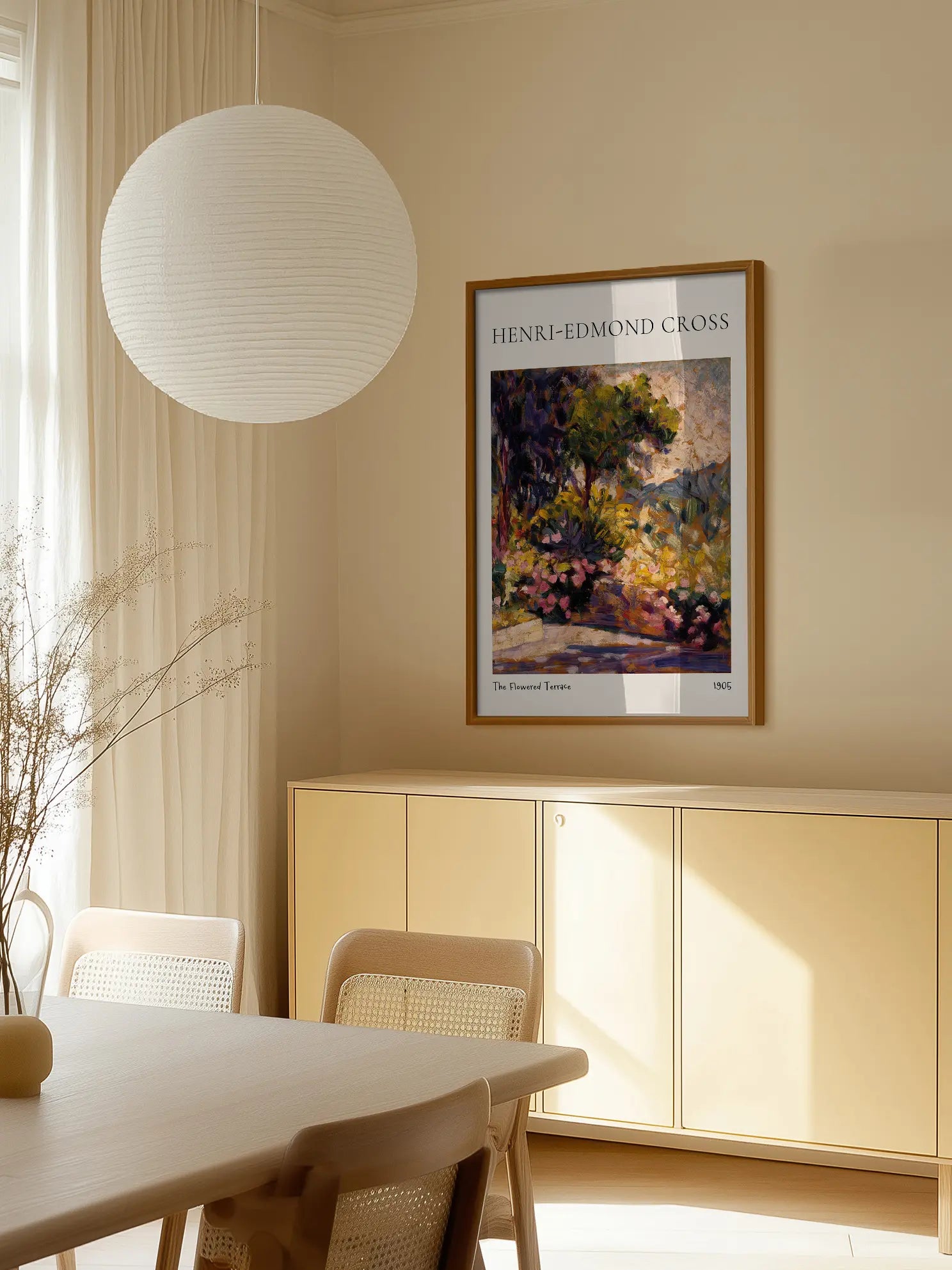 Cross — The Flowered Terrace Poster