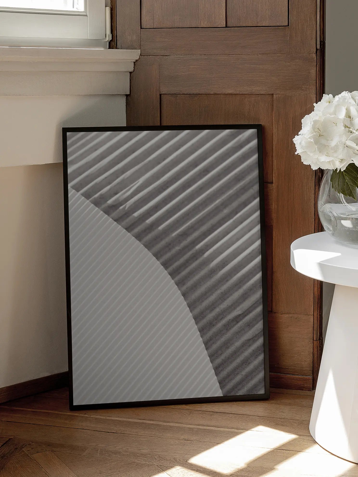 Curved Stripes Poster