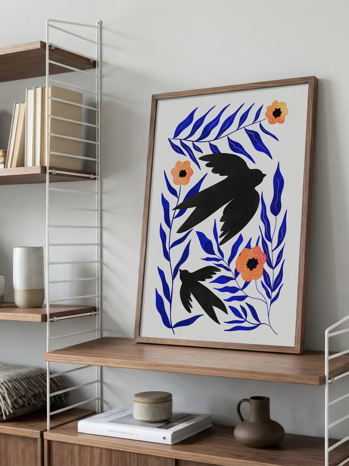 Cut Out Birds Poster