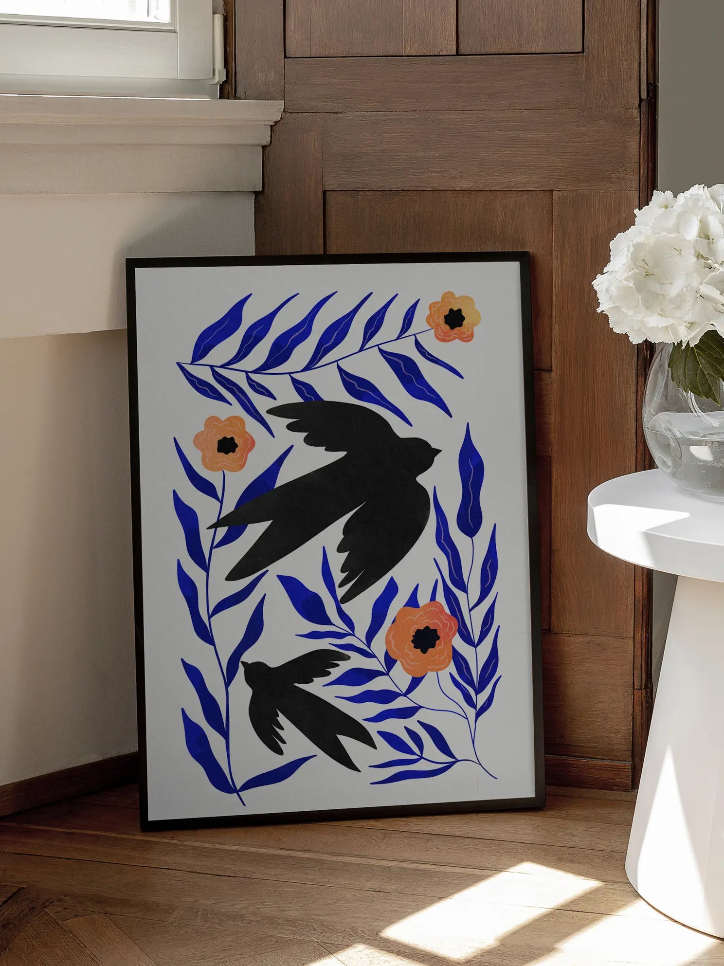 Cut Out Birds Poster