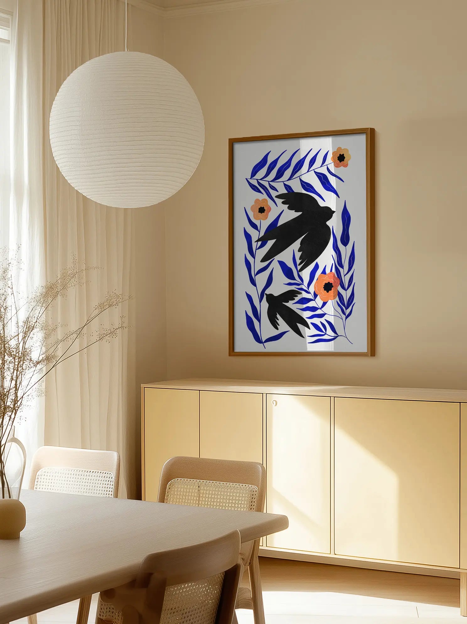 Cut Out Birds Poster