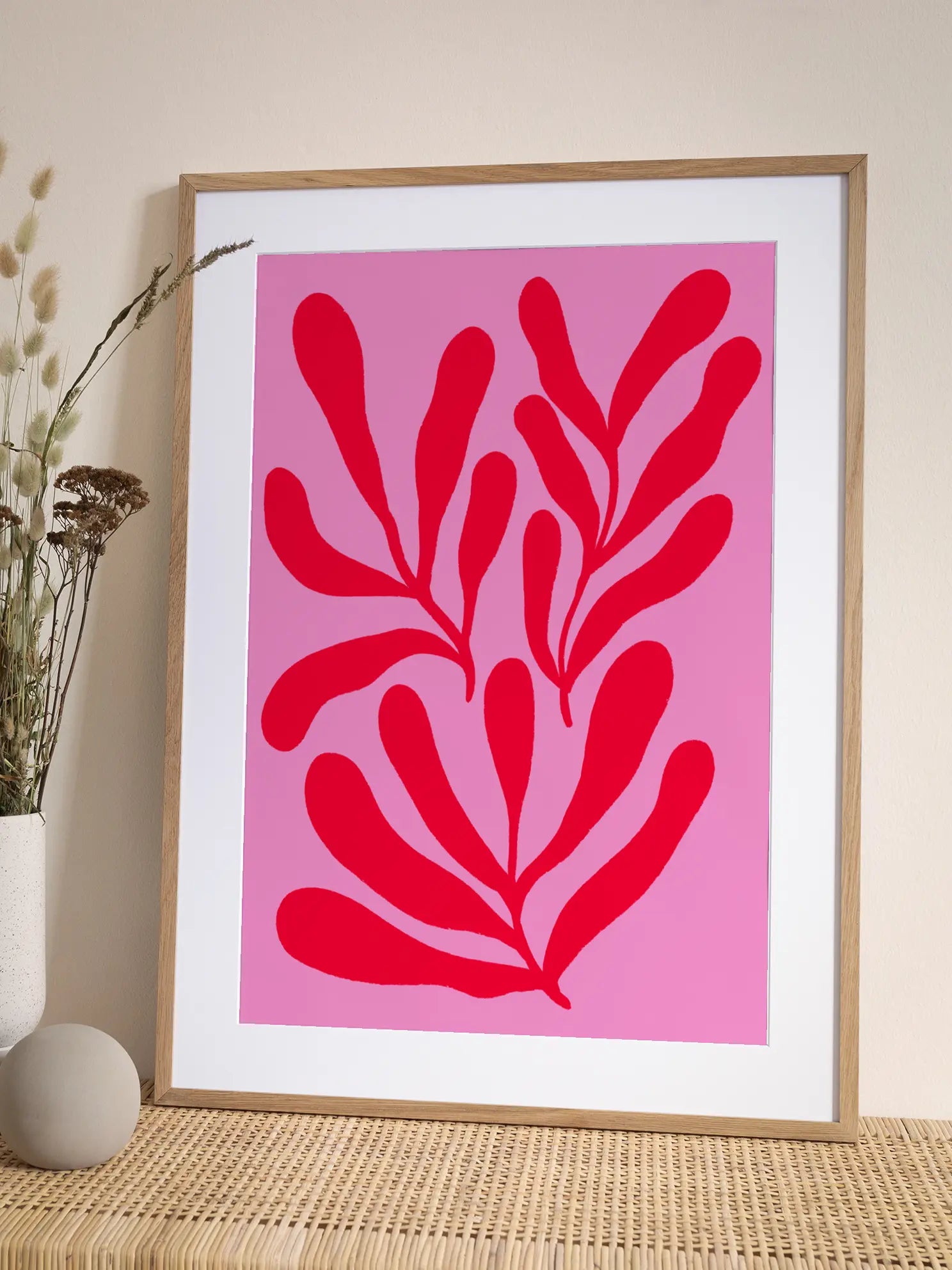 Cutout Botanical Poster