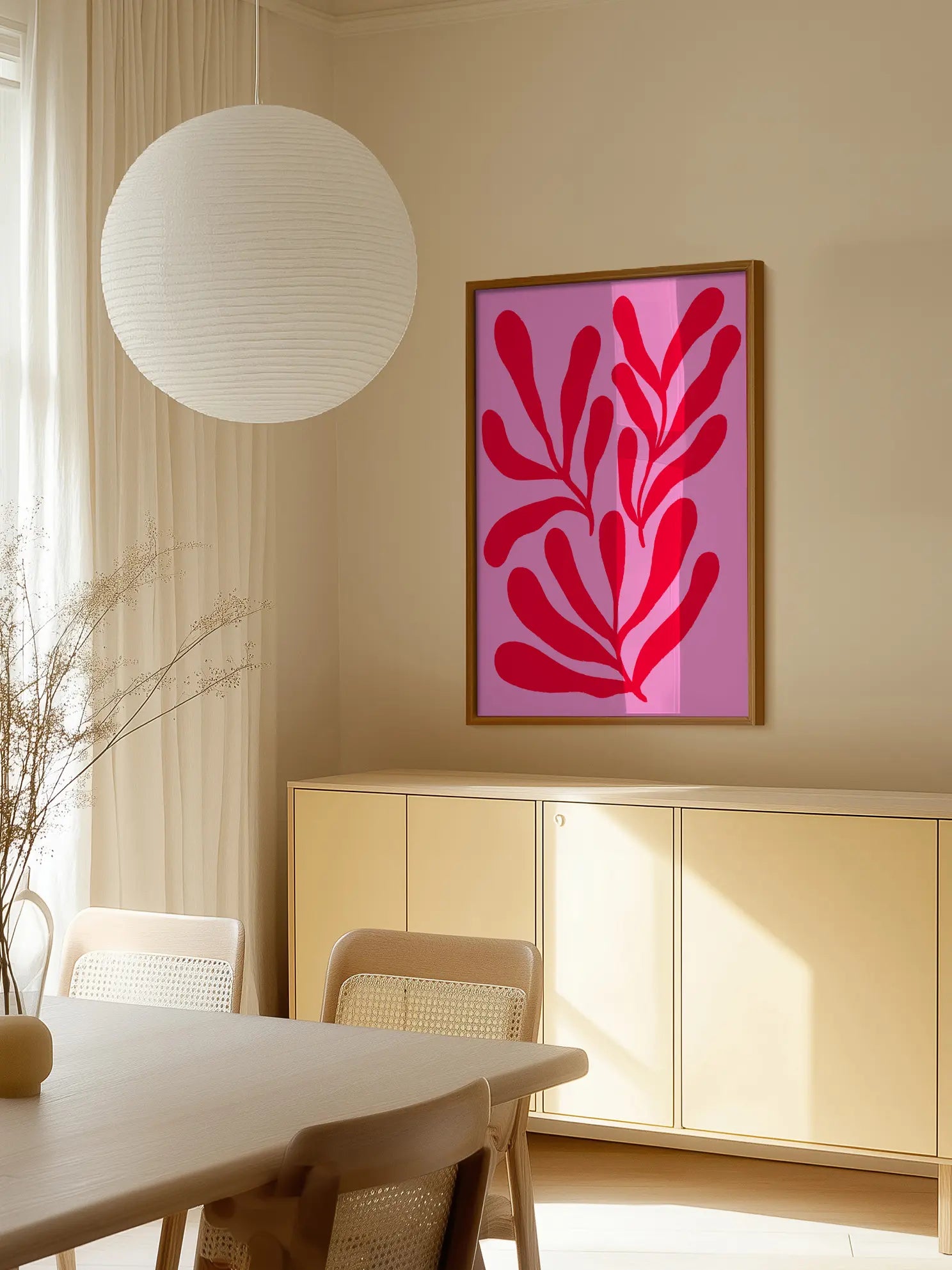 Cutout Botanical Poster