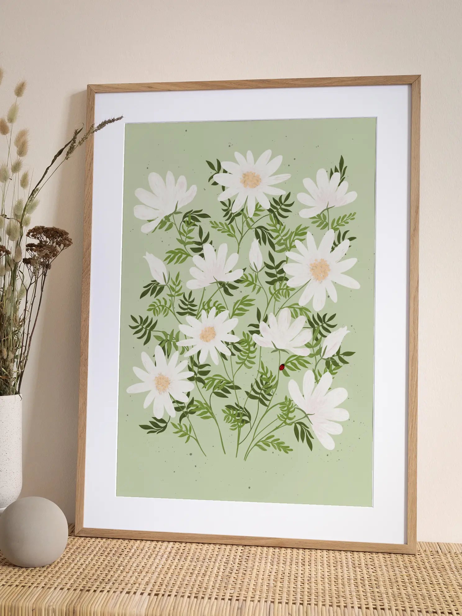 Daisy Field Poster
