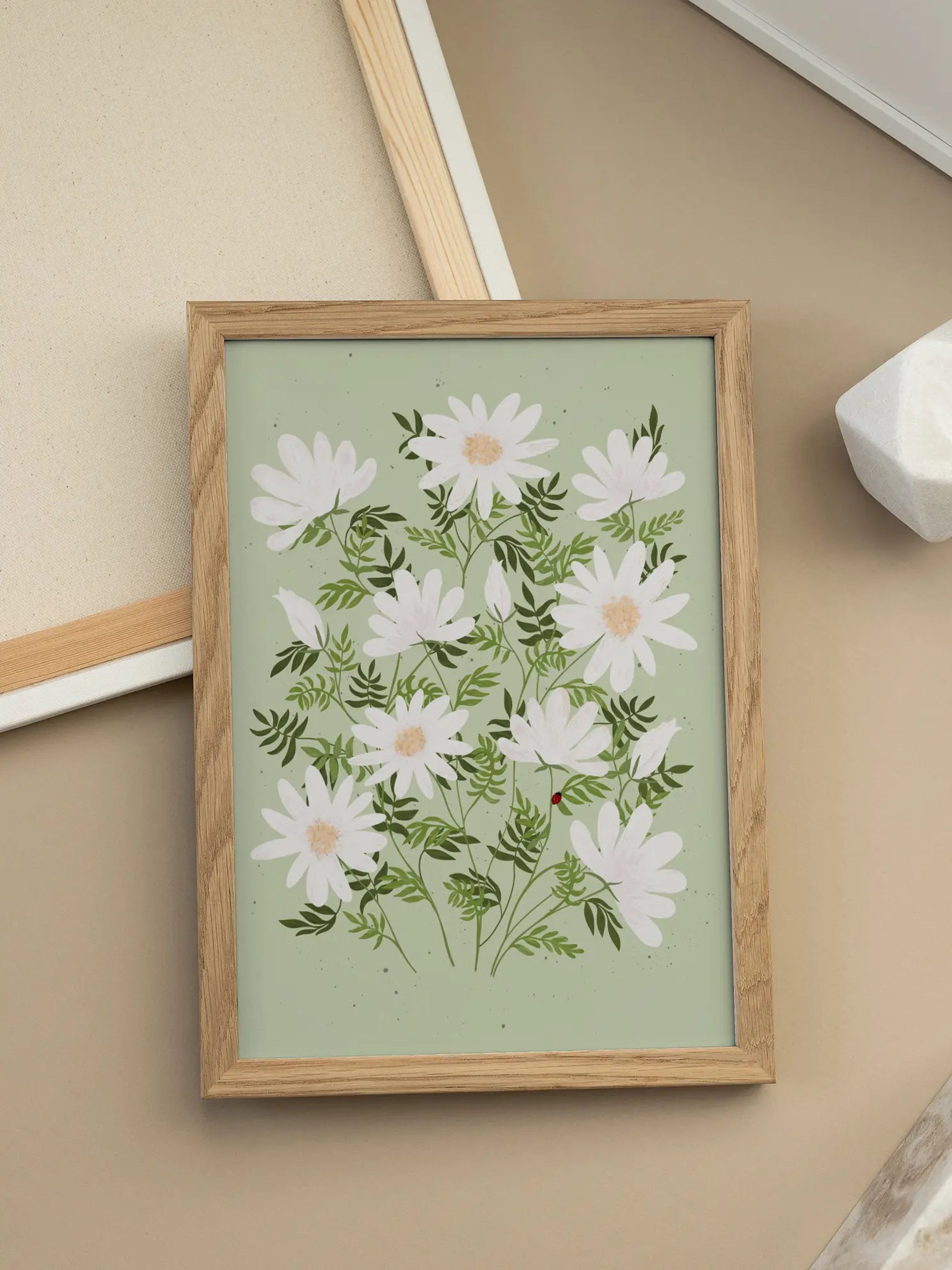 Daisy Field Poster