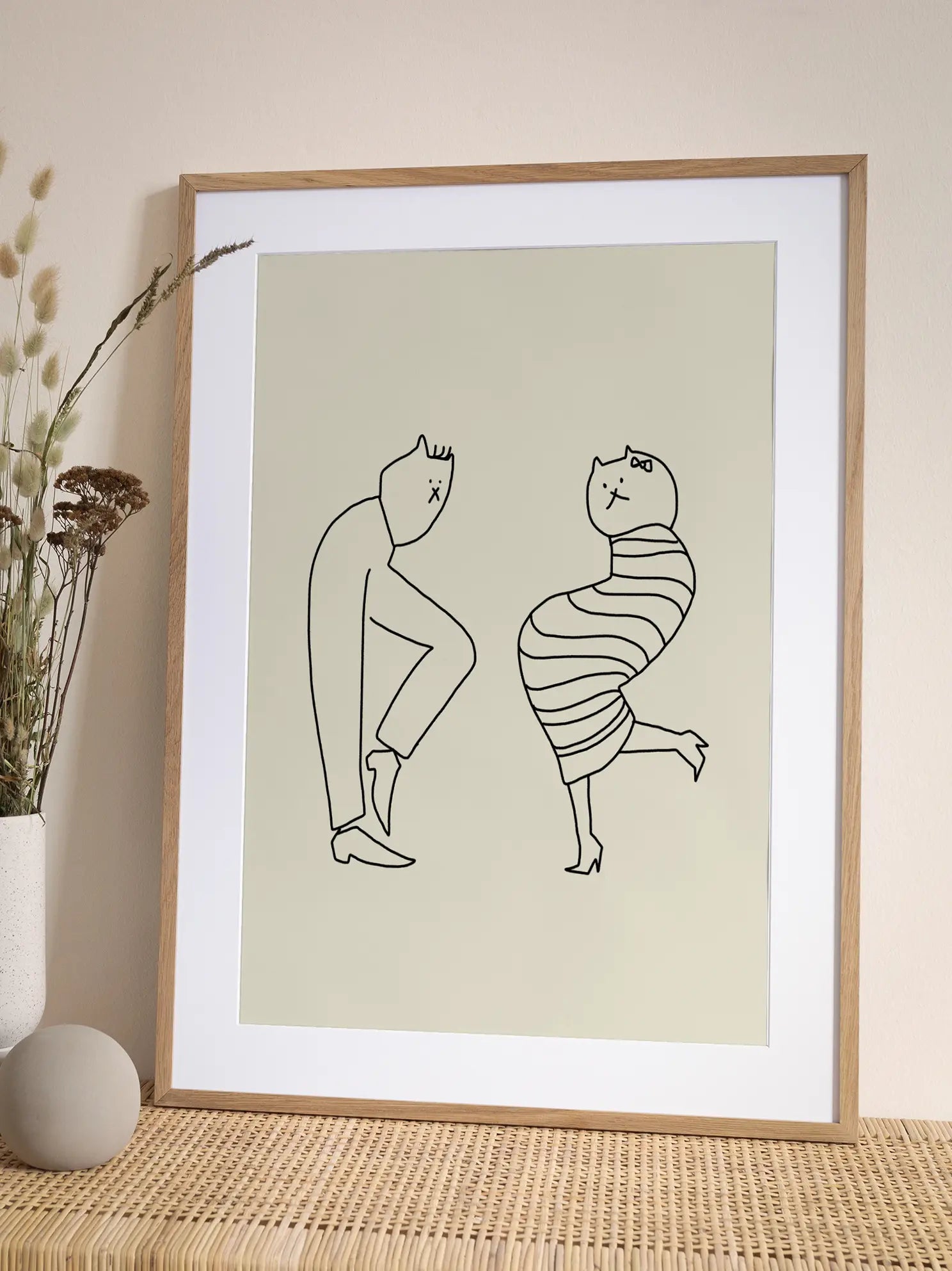 Dancing Cats No1 Poster