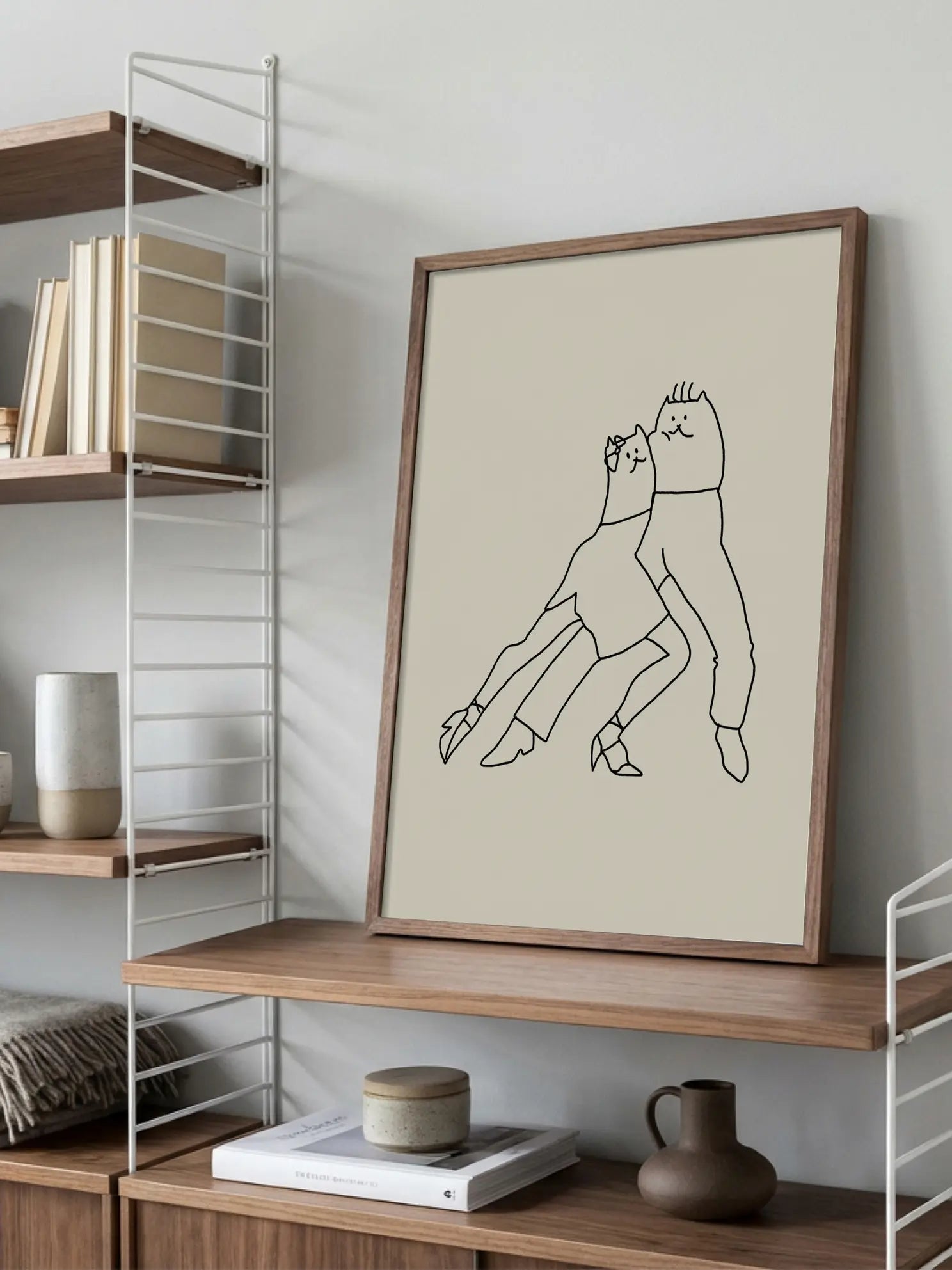 Dancing Cats No2 Poster