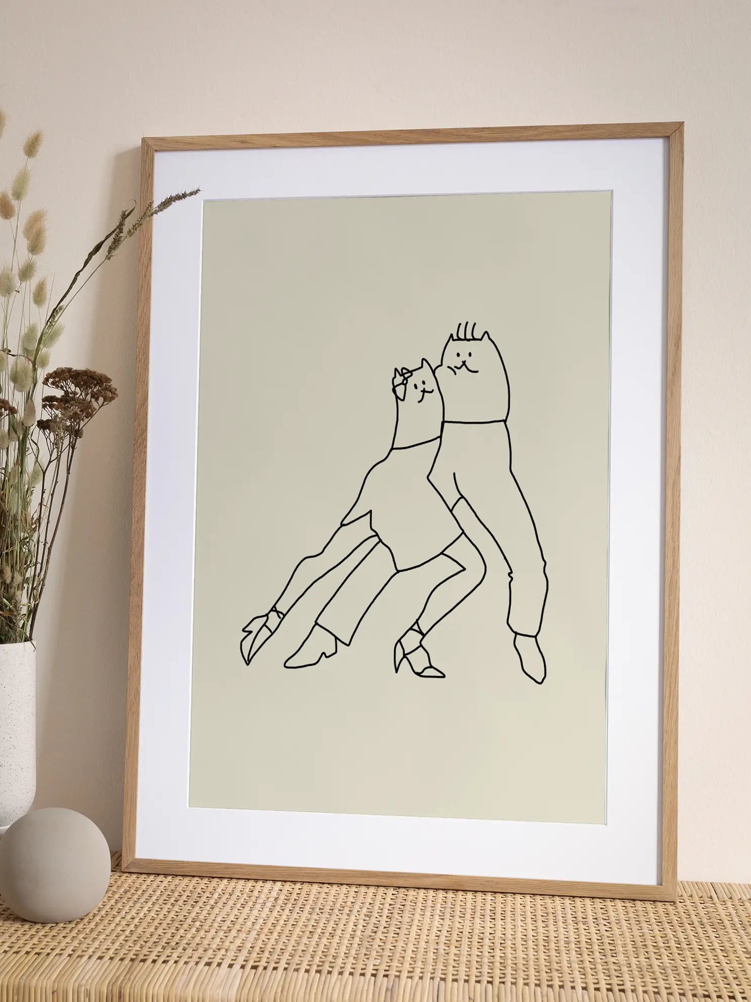 Dancing Cats No2 Poster