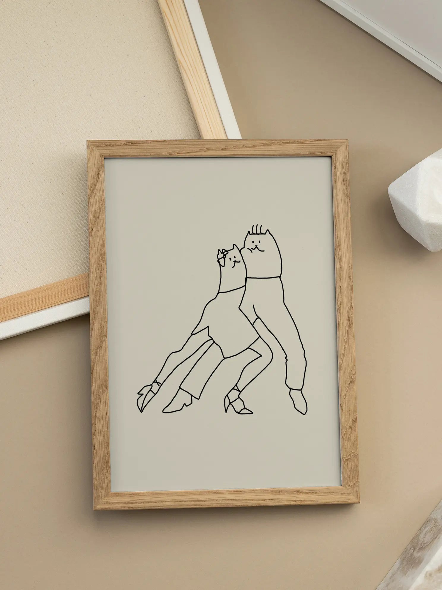 Dancing Cats No2 Poster