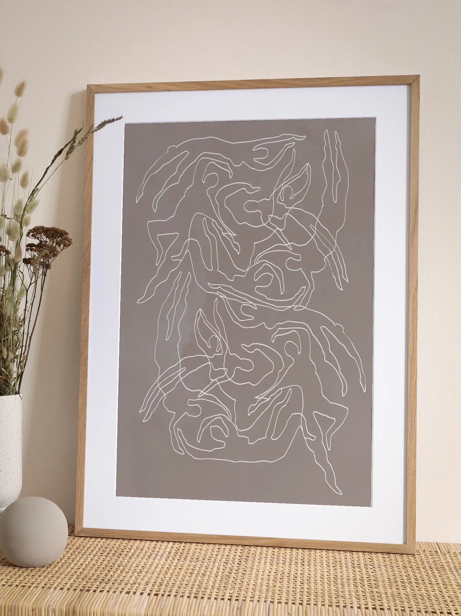 Dancing Figures Poster