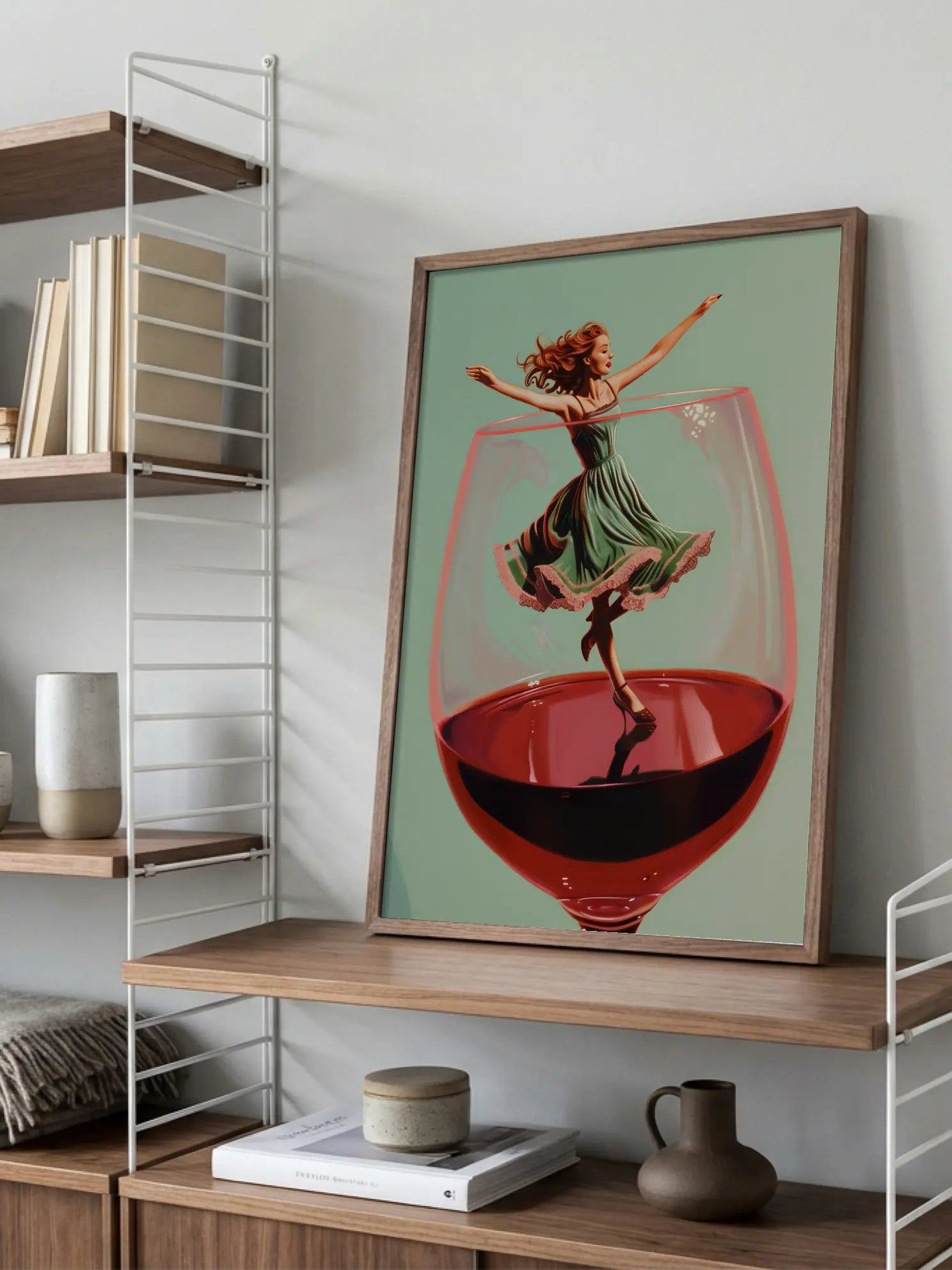 Dancing in Wine Poster
