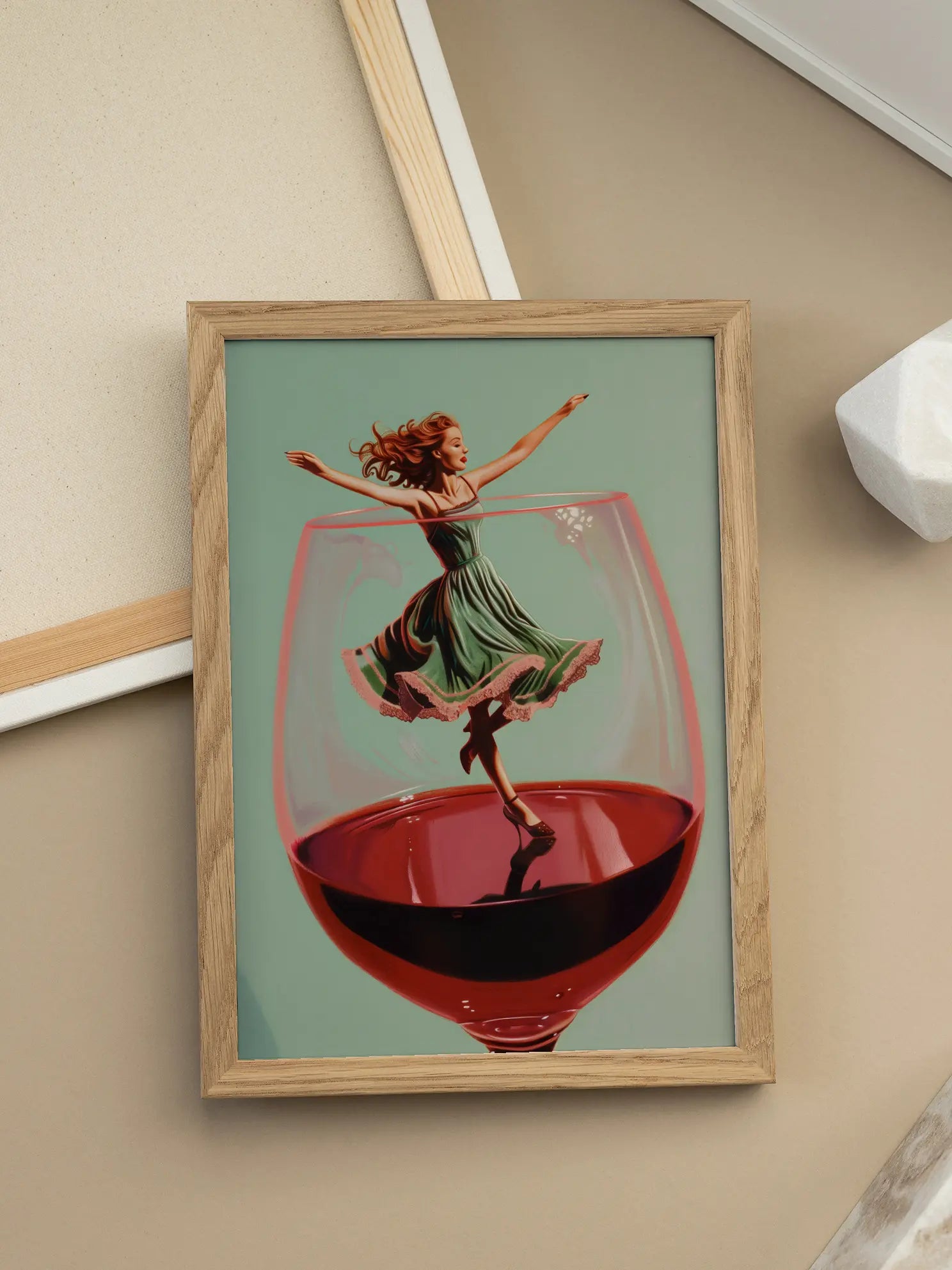 Dancing in Wine Poster