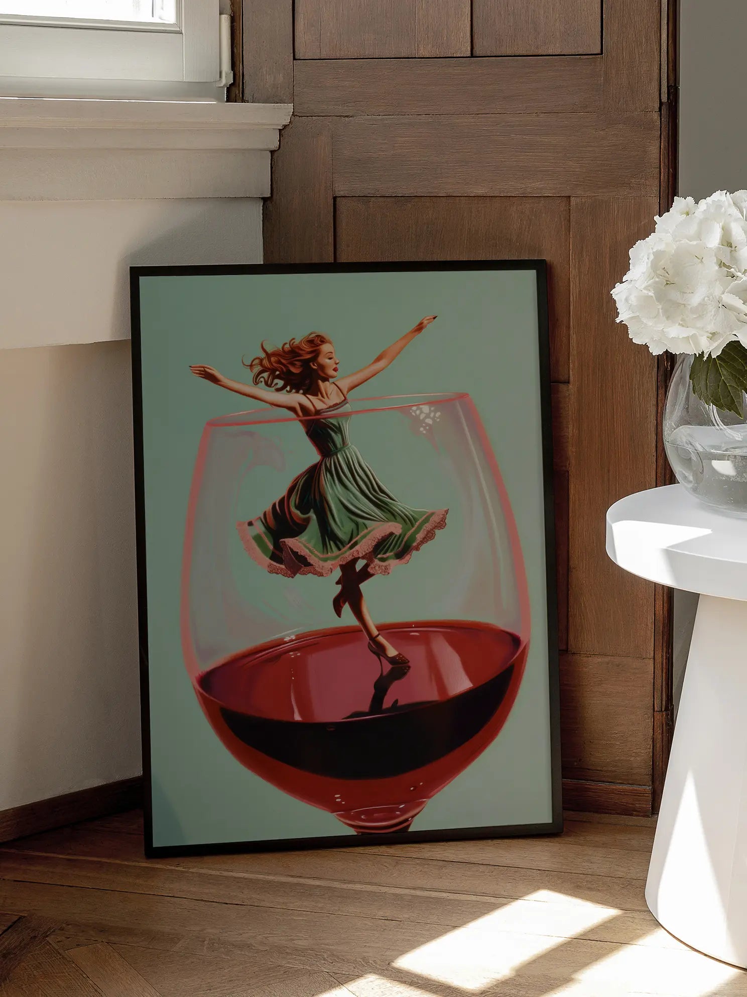 Dancing in Wine Poster