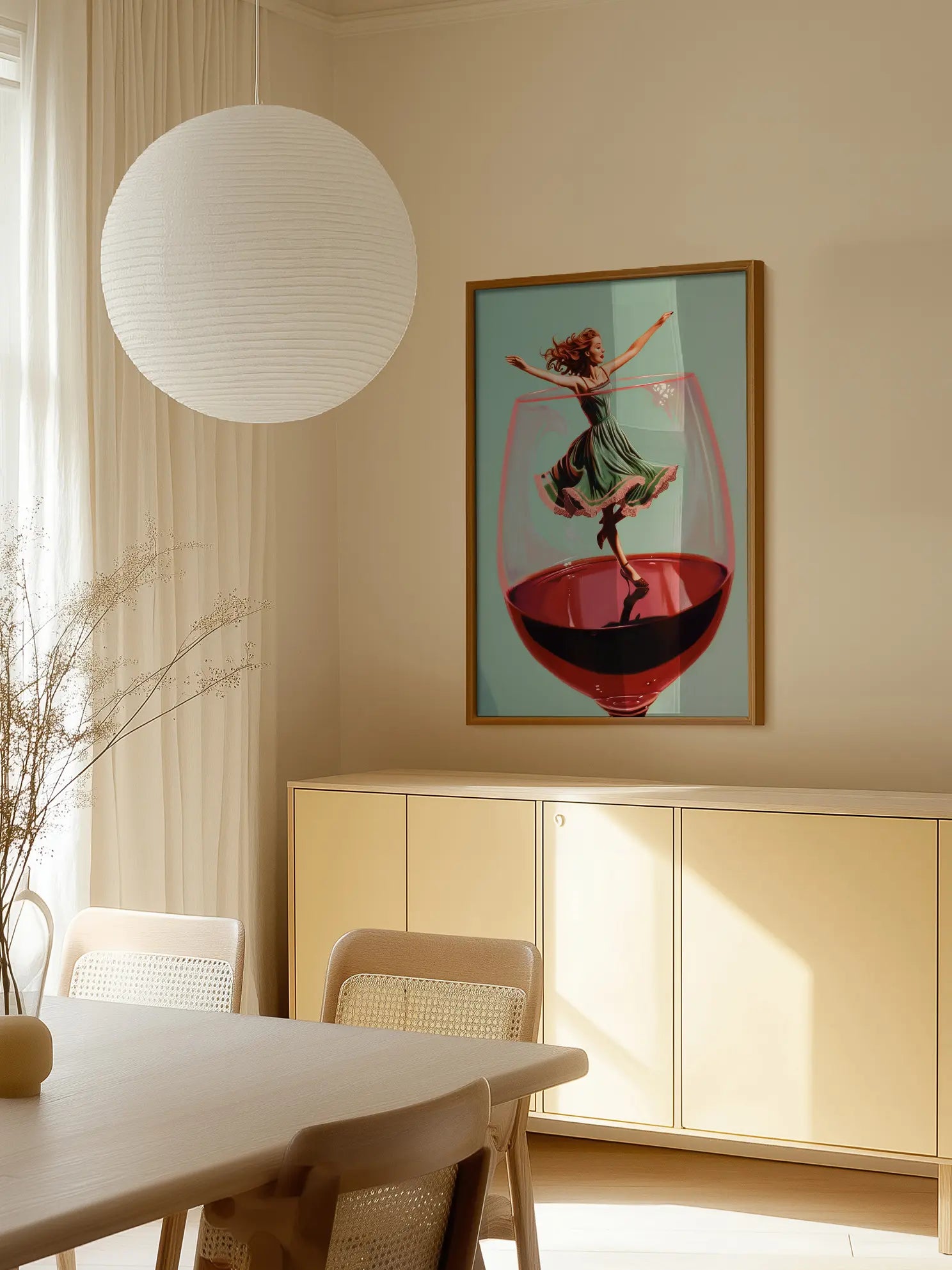 Dancing in Wine Poster