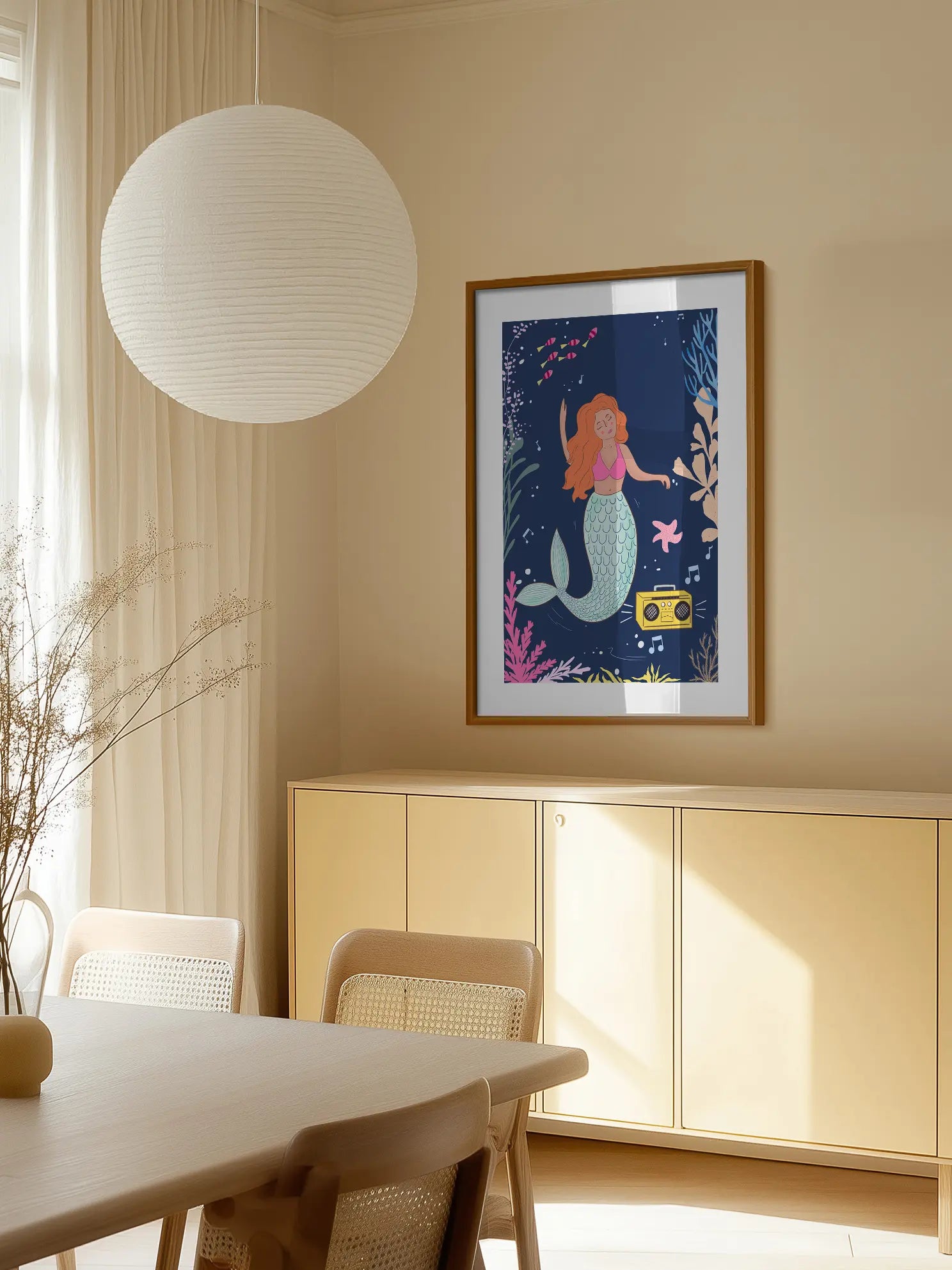 Dancing Mermaid Poster