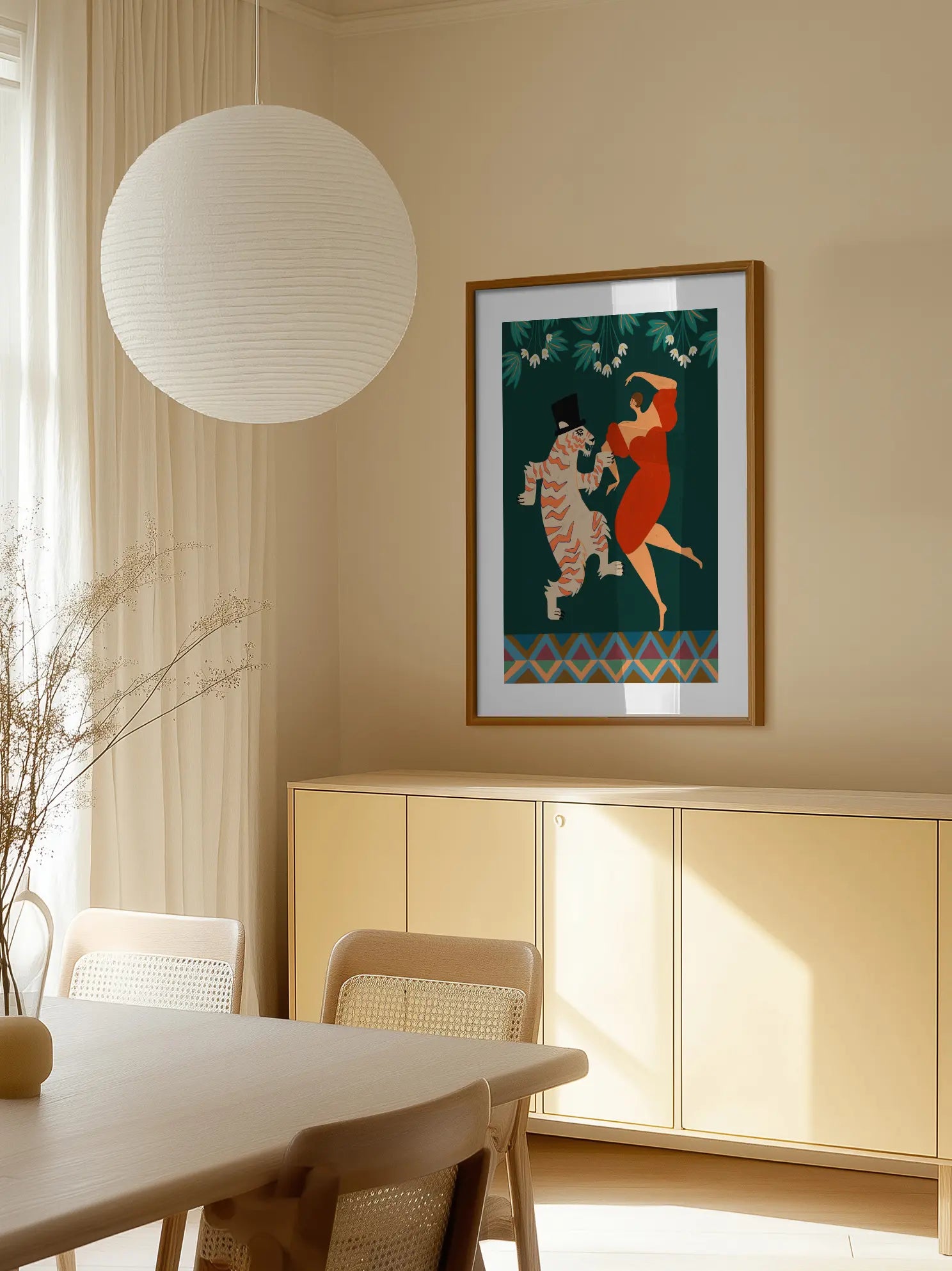 Dancing with a Tiger Poster