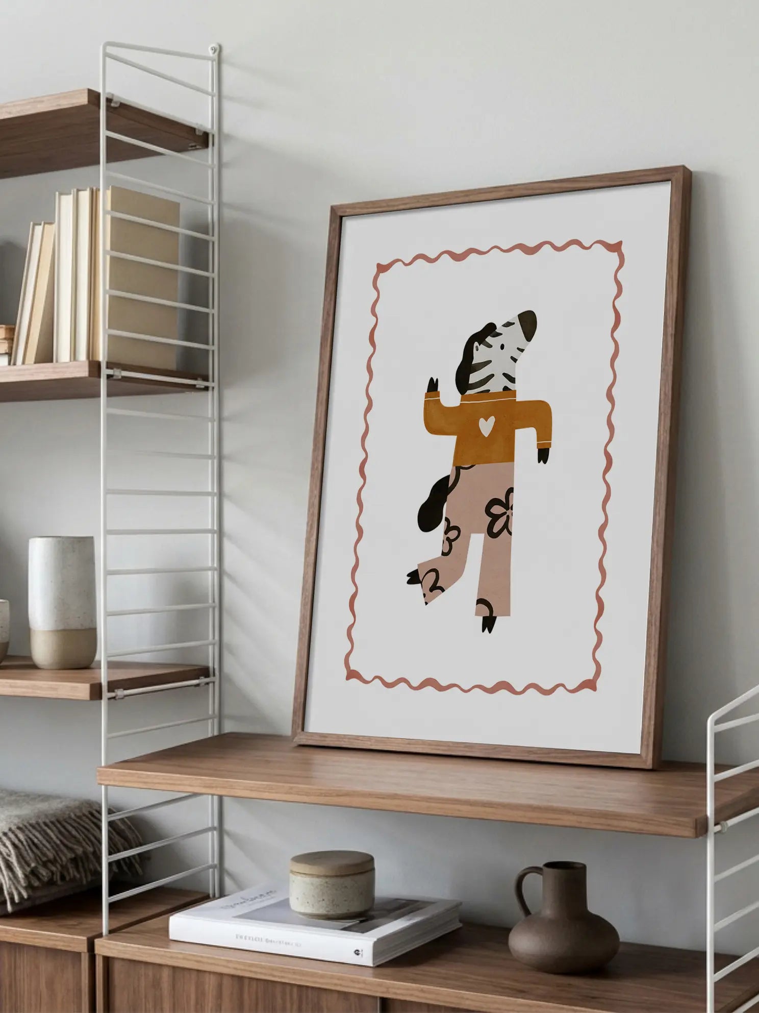 Dancing Zebra Poster