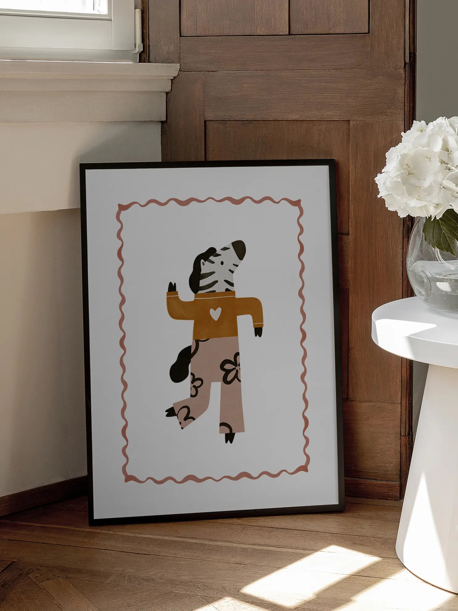 Dancing Zebra Poster