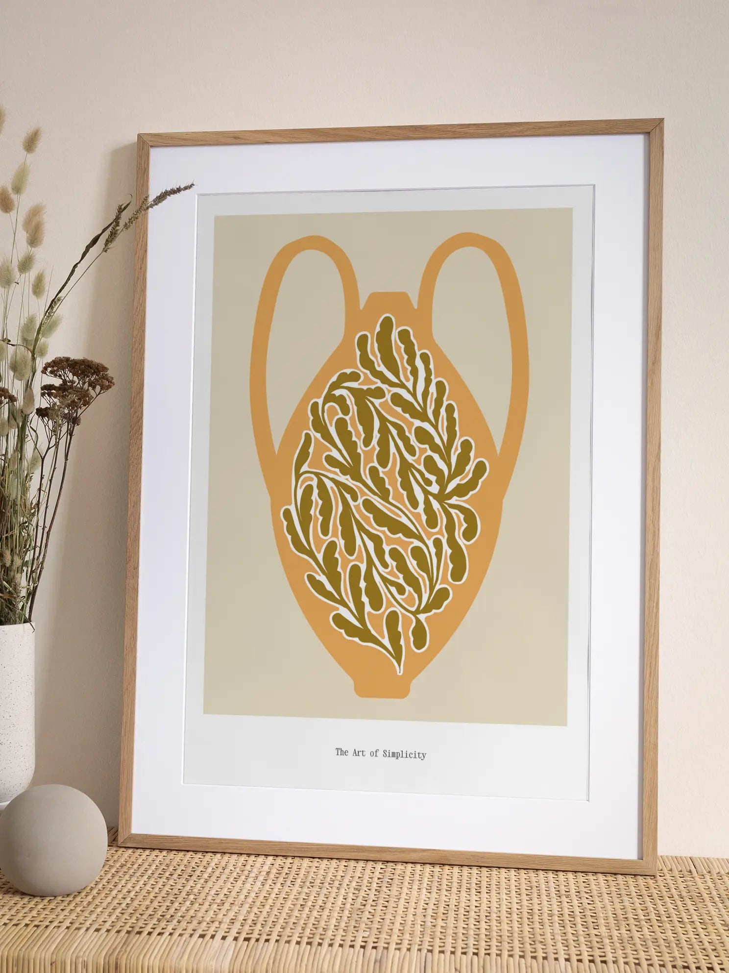 Decorated Amphora Poster