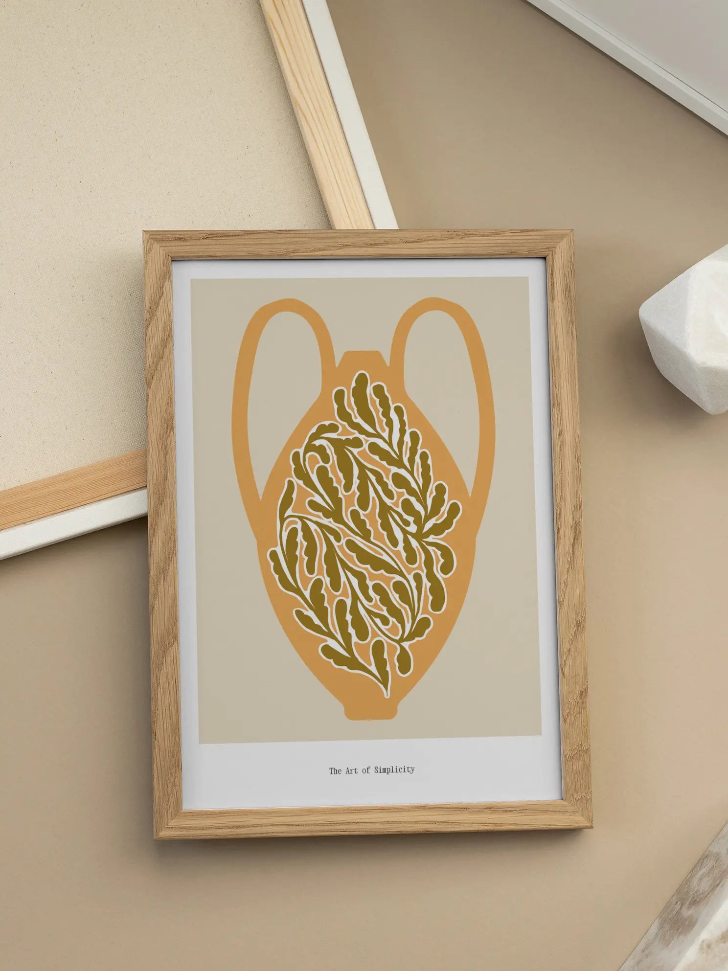 Decorated Amphora Poster