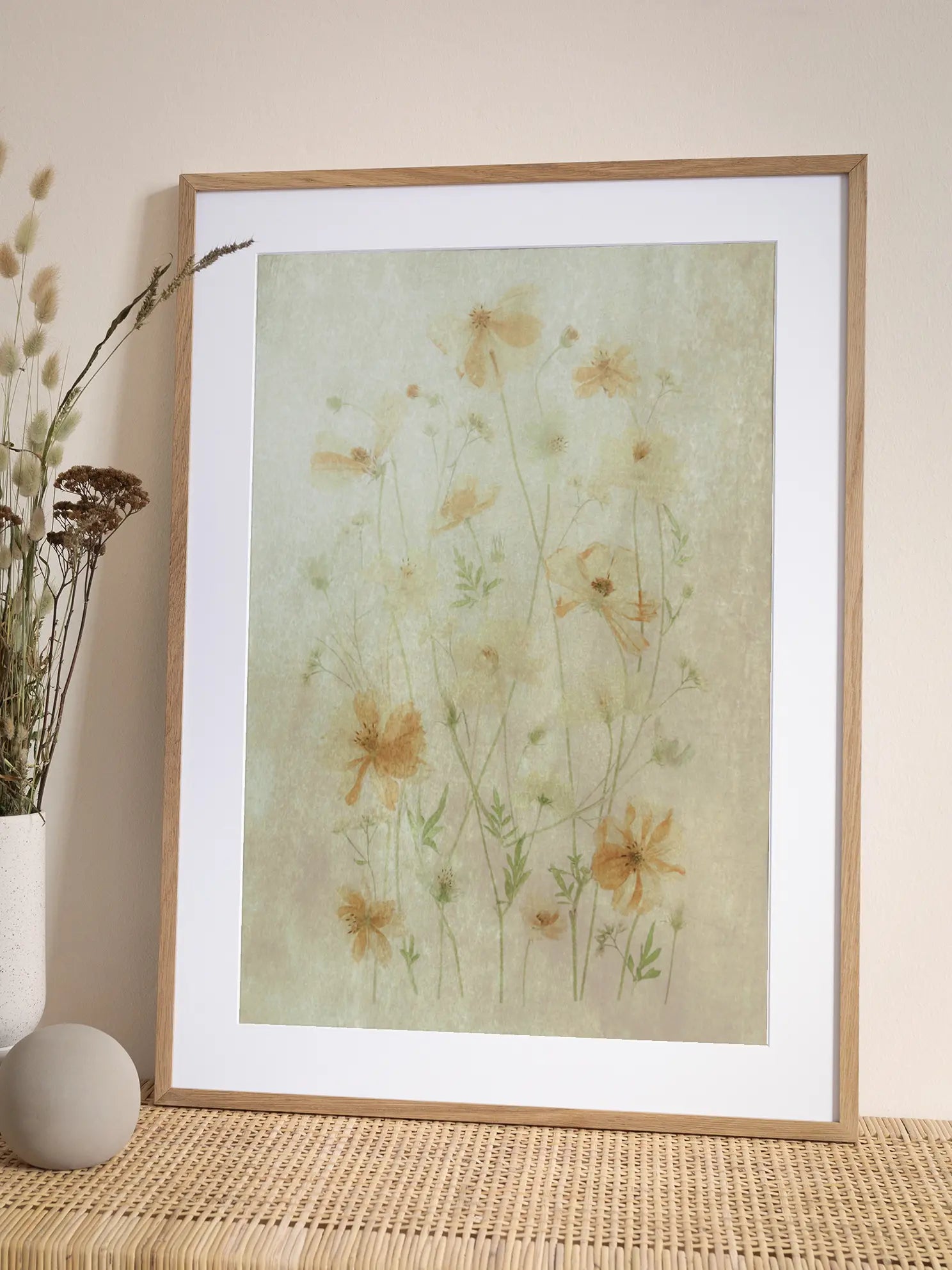Delicate Blossom Field Poster
