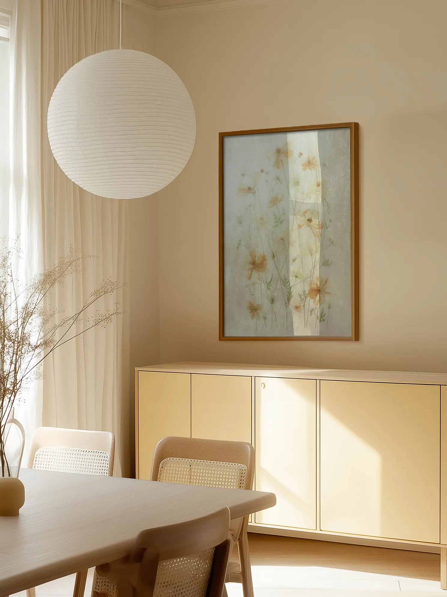 Delicate Blossom Field Poster