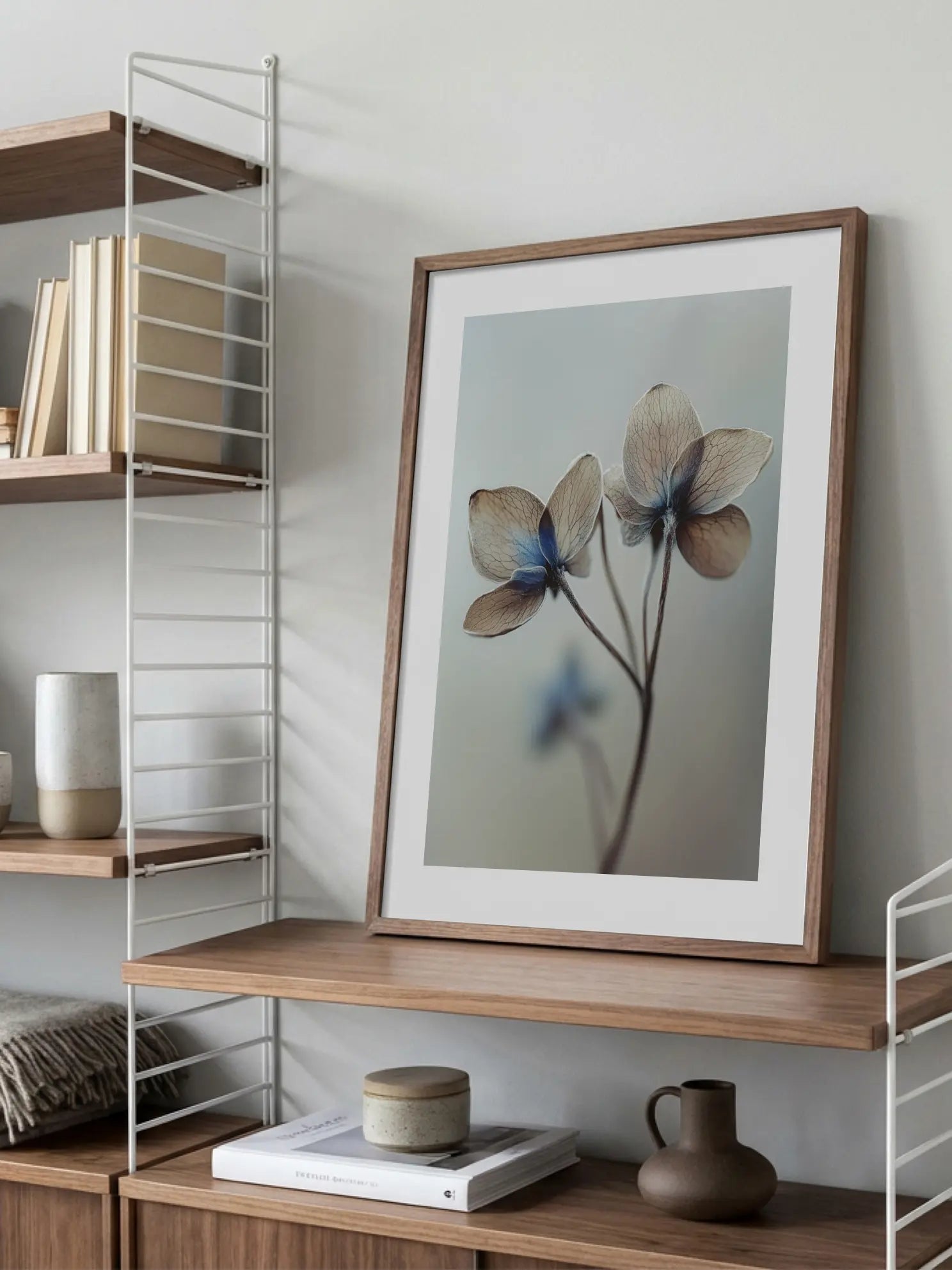 Delicate Blue Flower Poster
