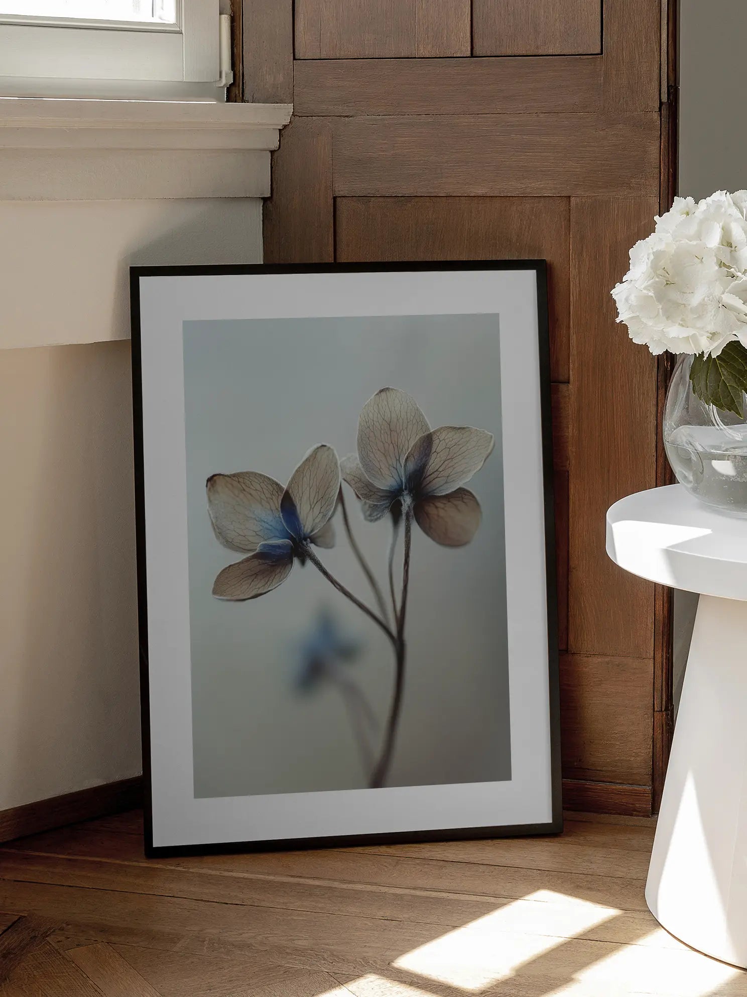 Delicate Blue Flower Poster