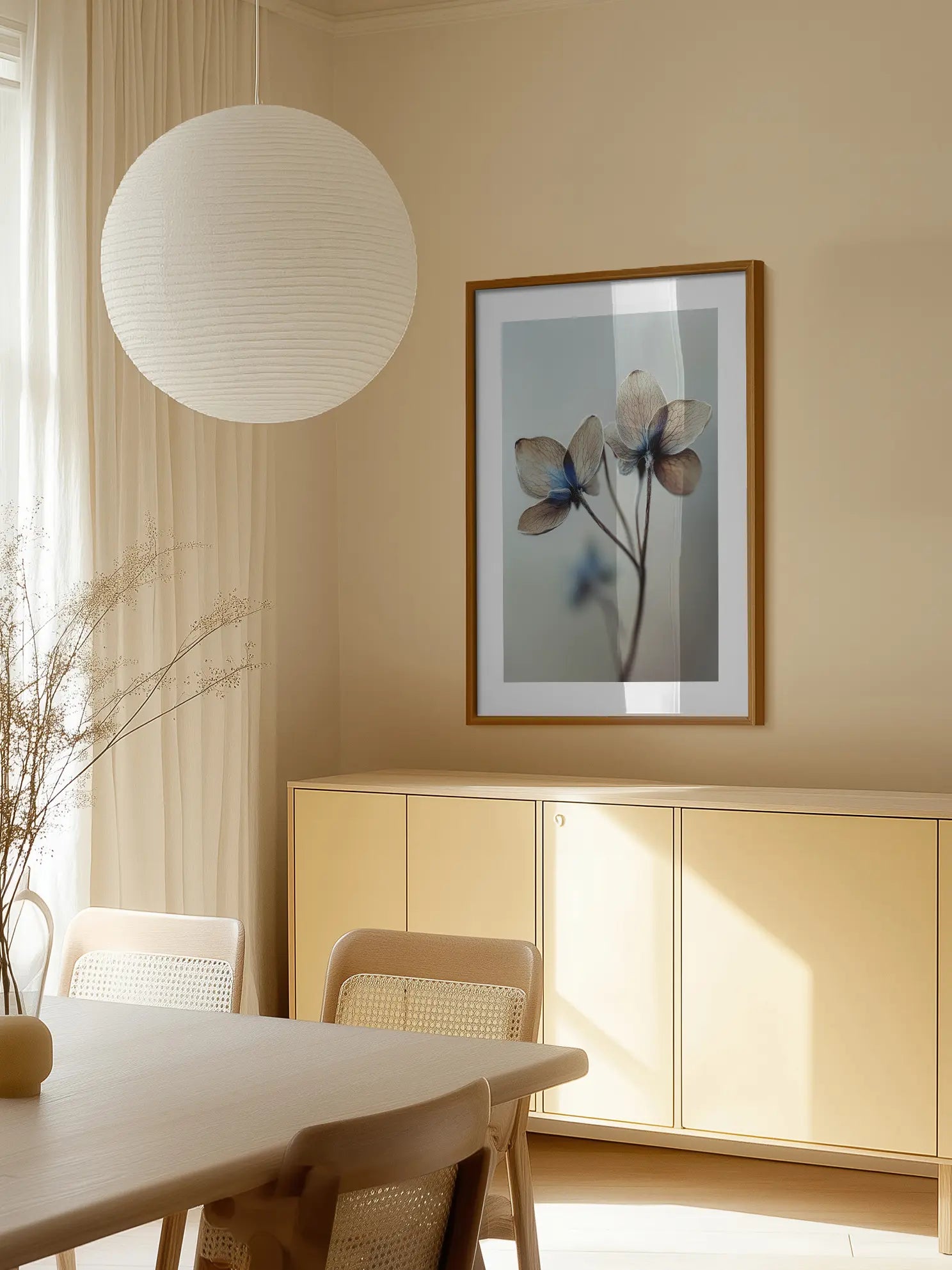 Delicate Blue Flower Poster