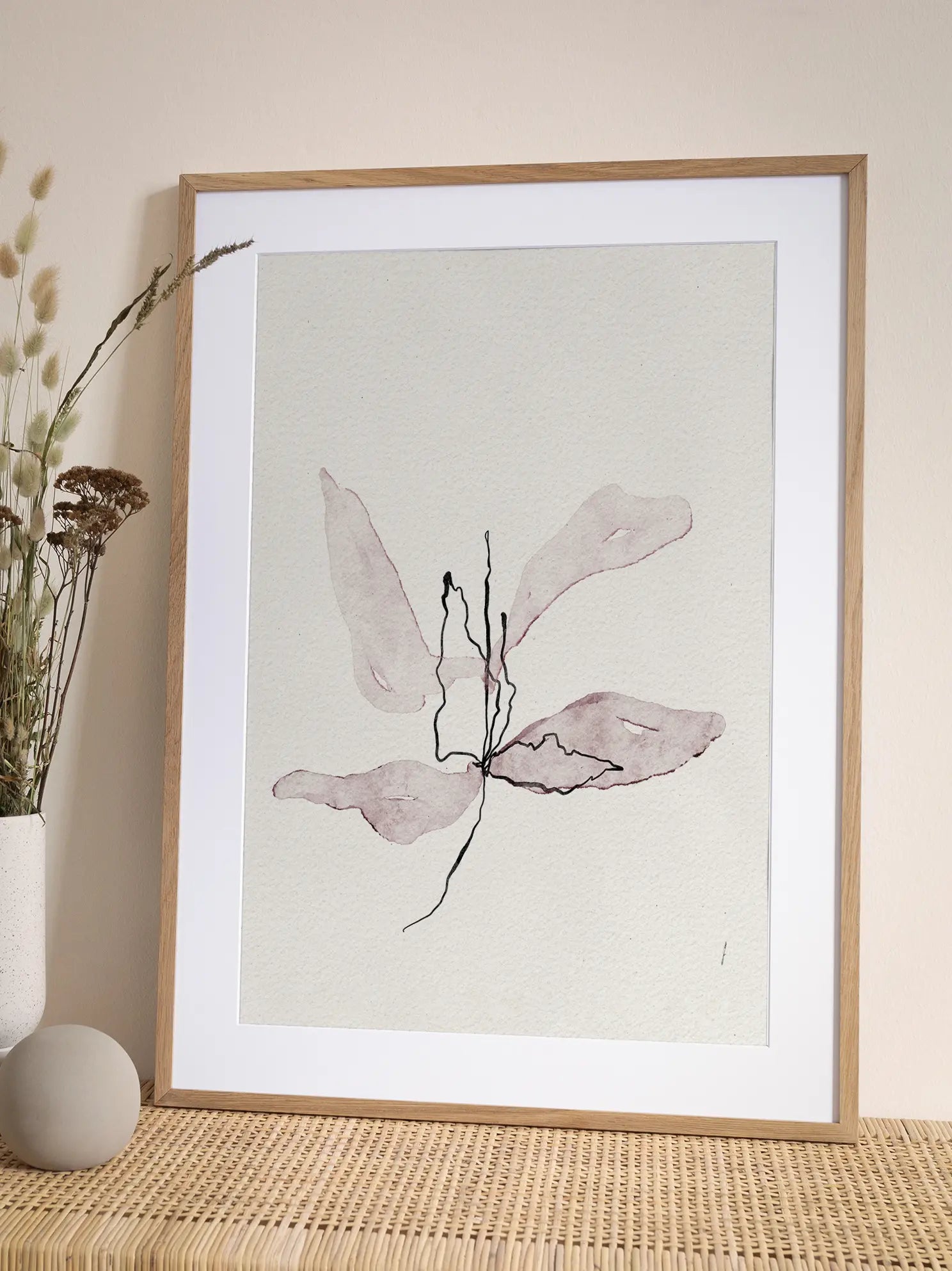 Delicate Petal Dance Poster