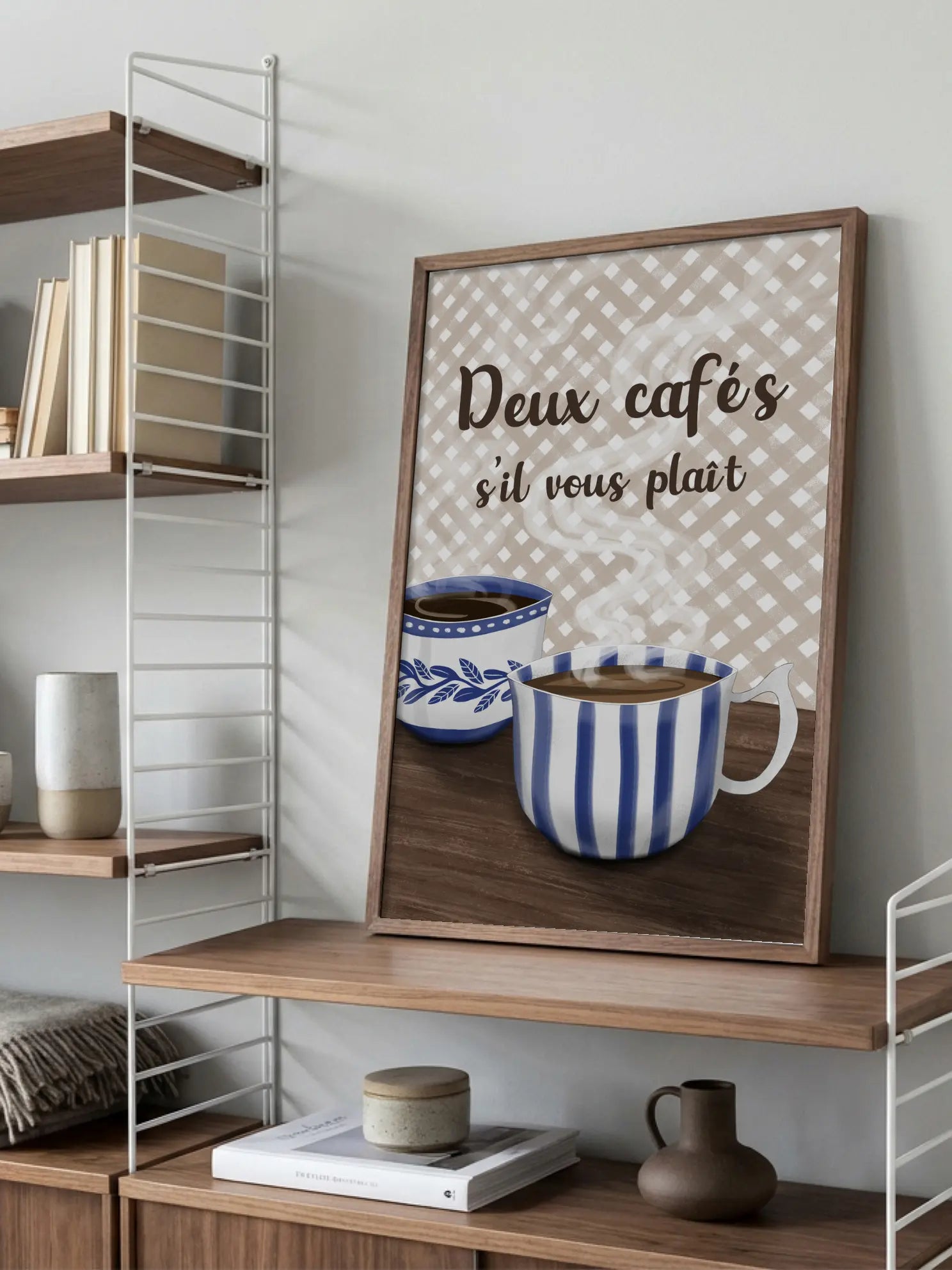 Deux Cafés Poster