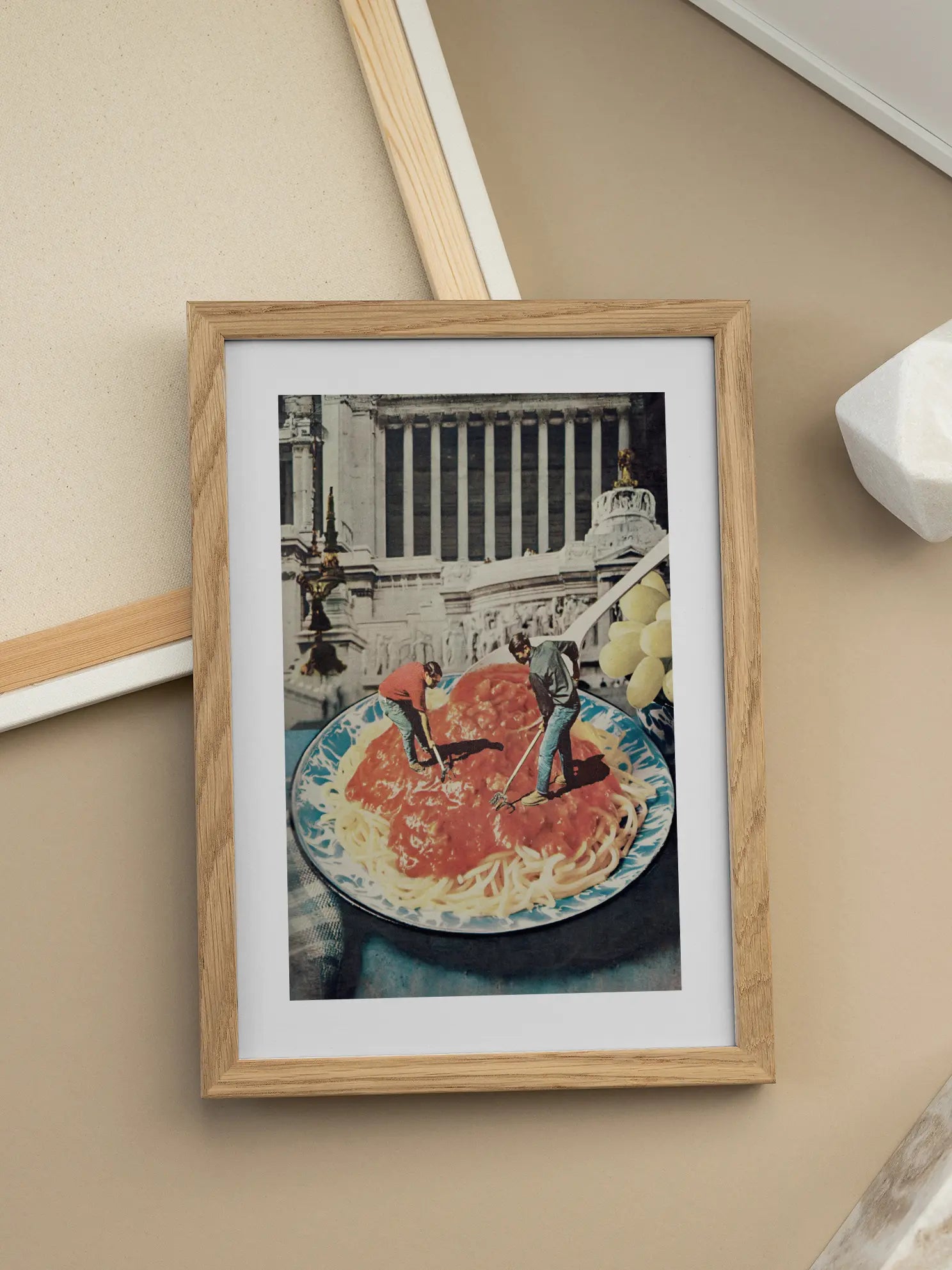 Digging Spaghetti Poster