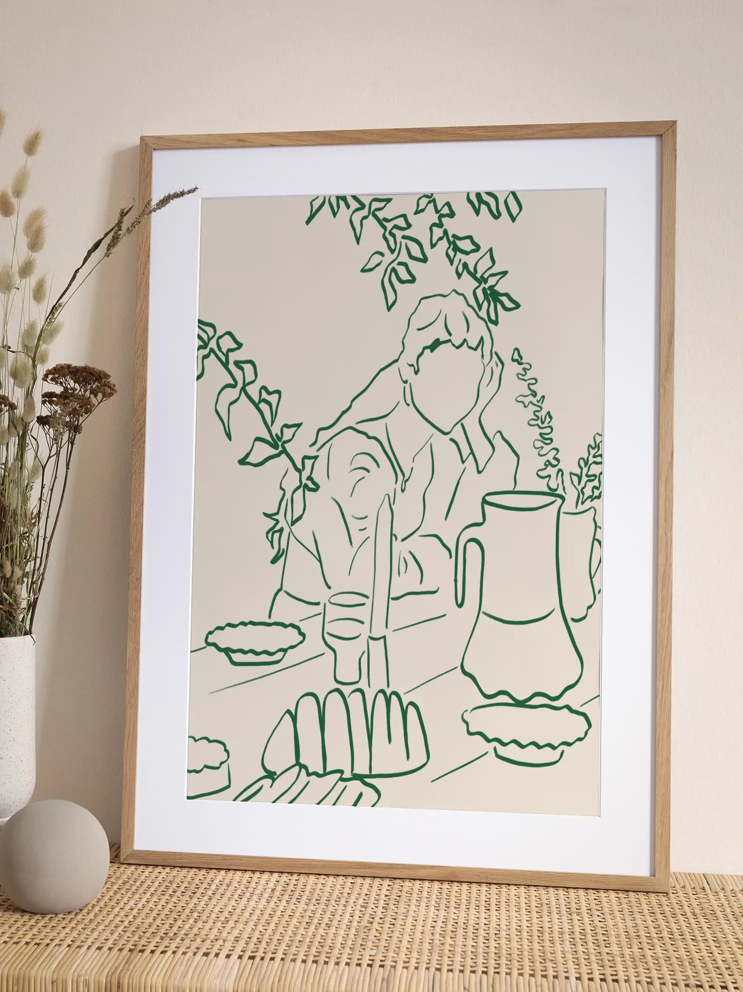 Dinner in the Garden Poster