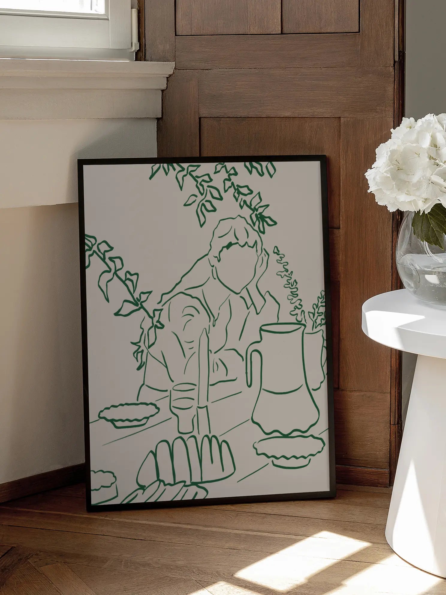 Dinner in the Garden Poster