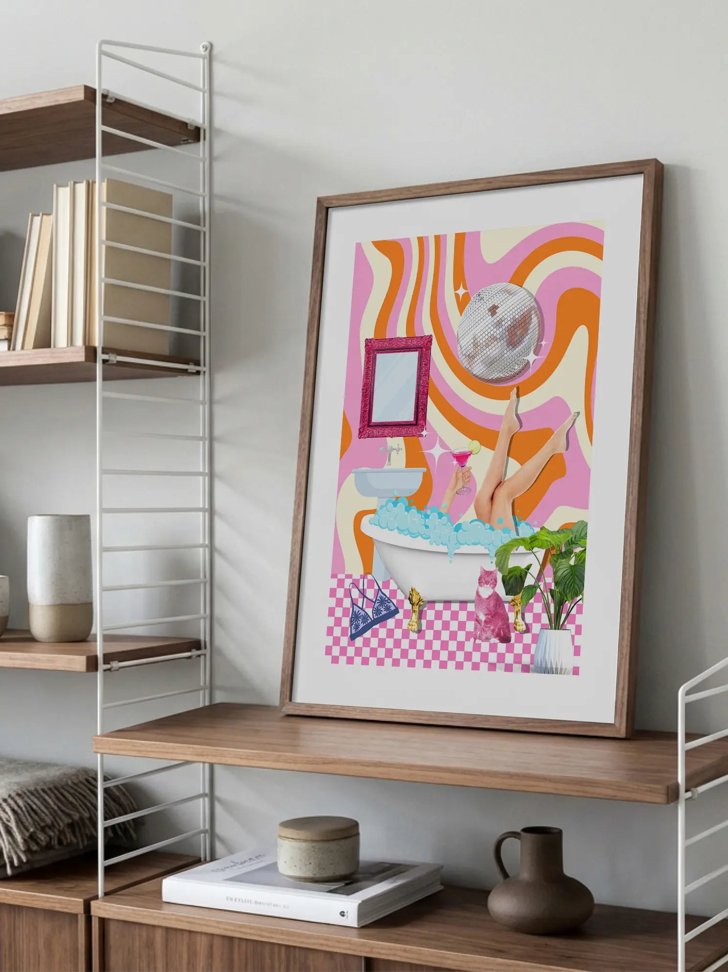 Disco Bath Poster