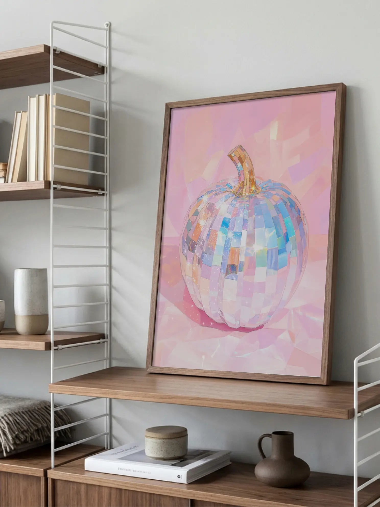 Disco Pumpkin Poster
